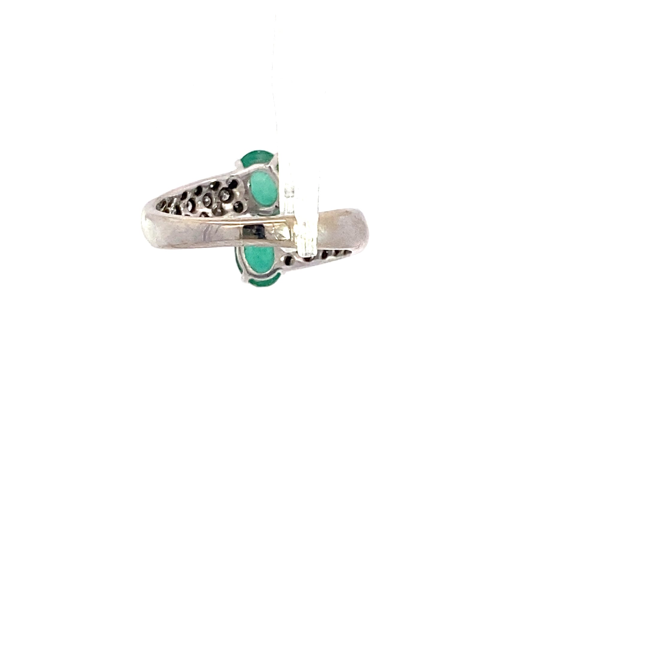 Brillanten ca. 0,36ct Ring Weißgold 750 18 Karat