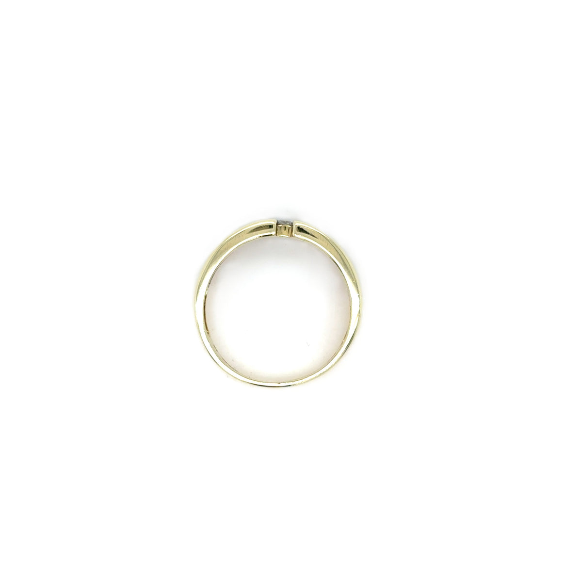 Ring Gelb-/Weißgold Brillant 585/14kt Gr.59