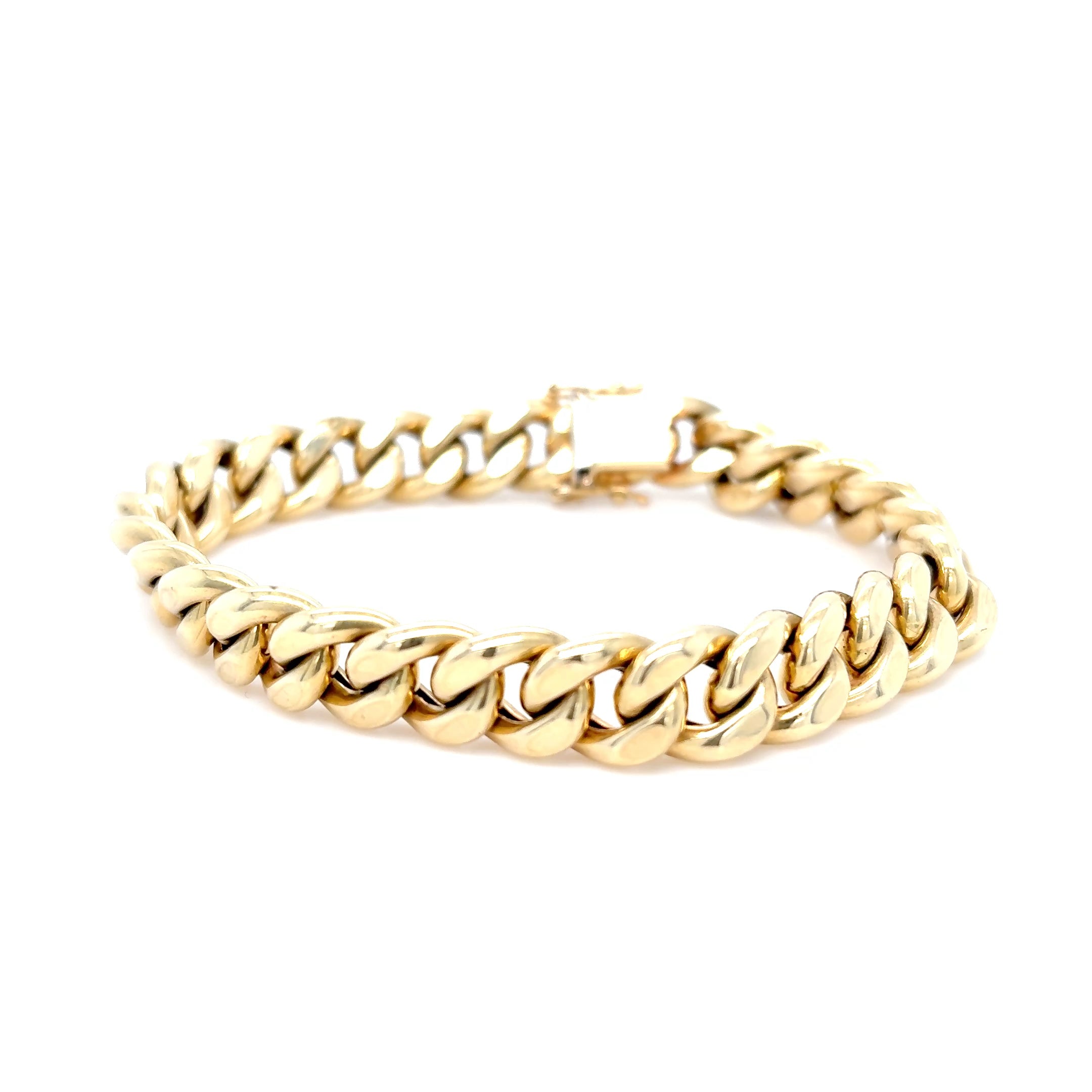 Panzerketten Armband Gelbgold 585/14kt
