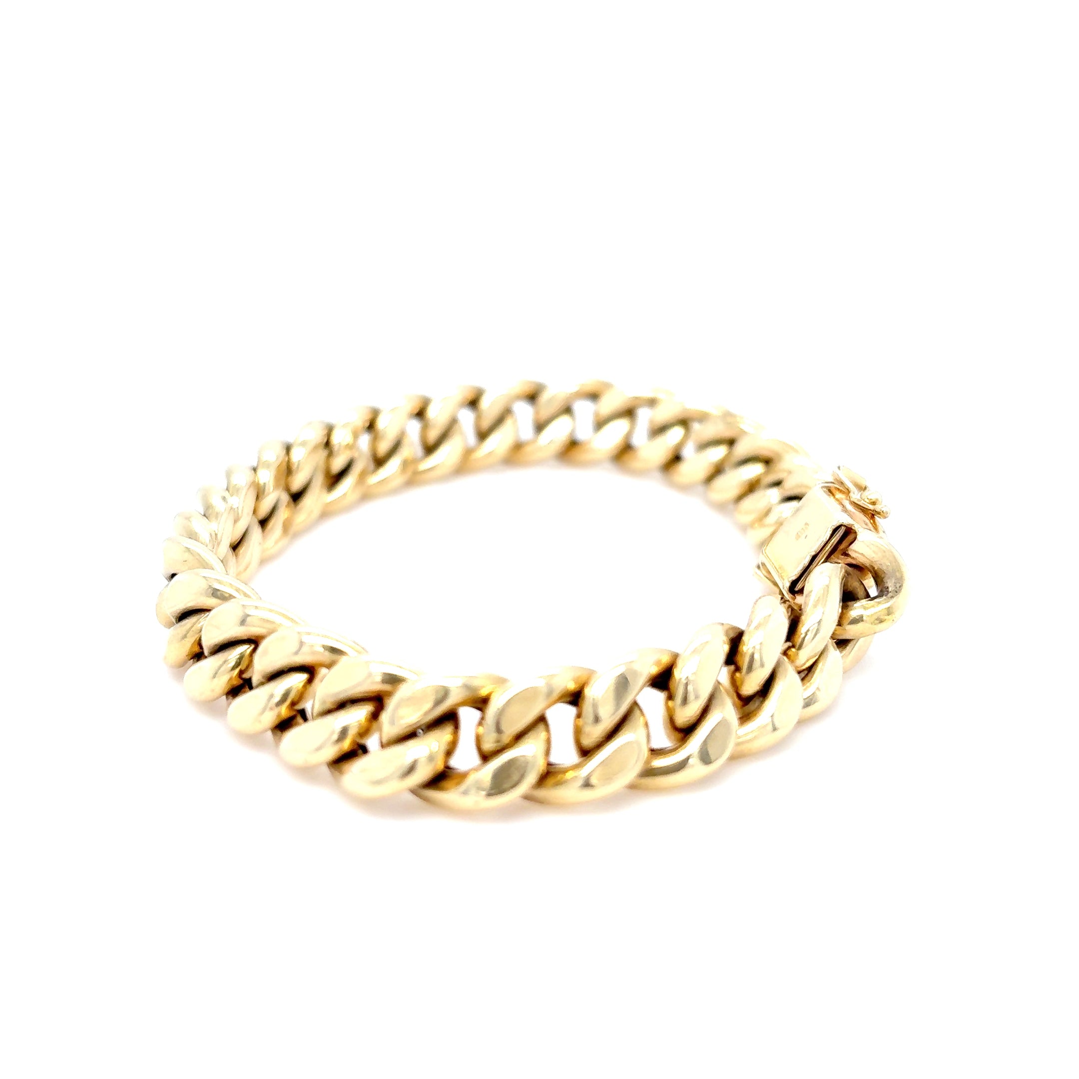 Panzerketten Armband Gelbgold 585/14kt