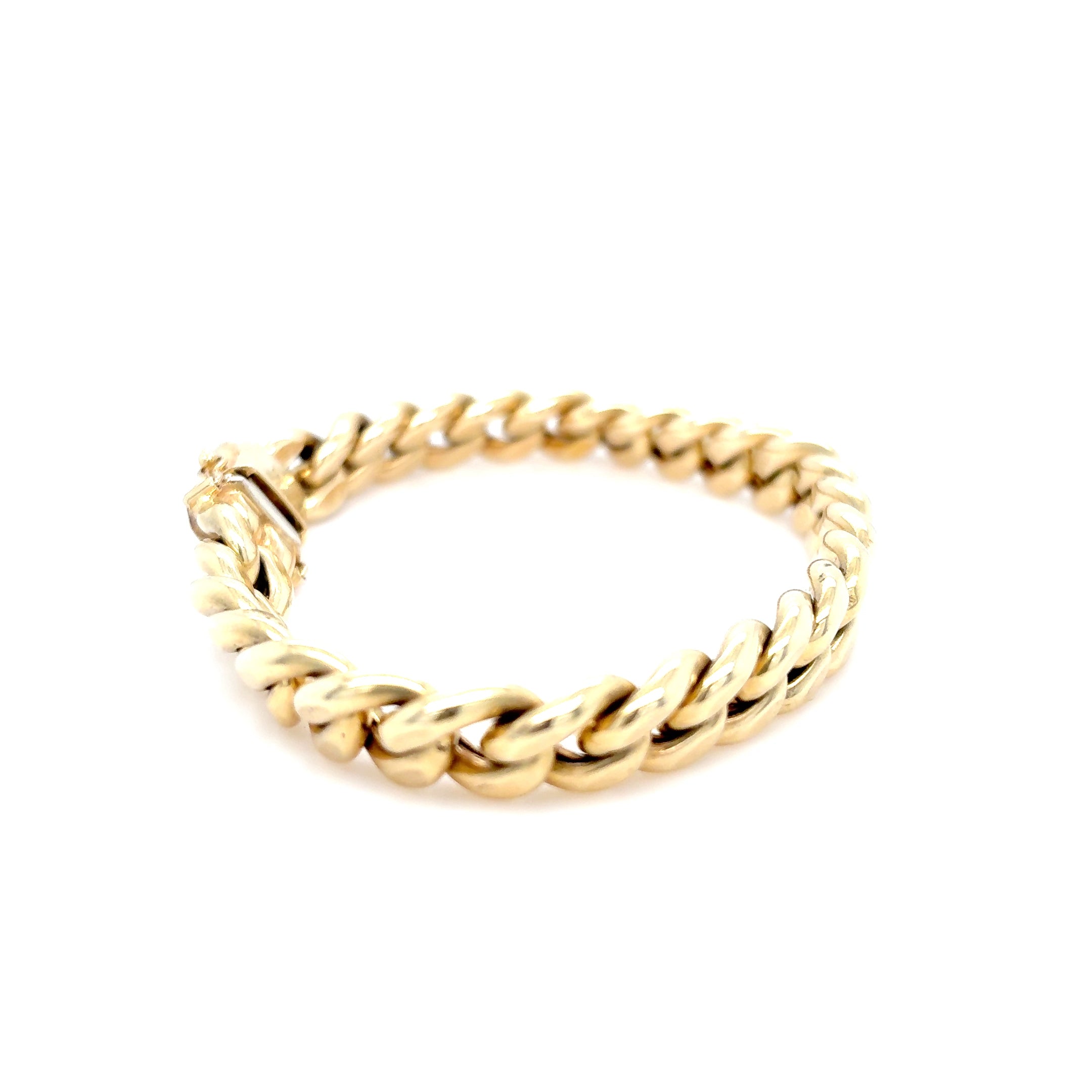 Panzerketten Armband Gelbgold 585/14kt