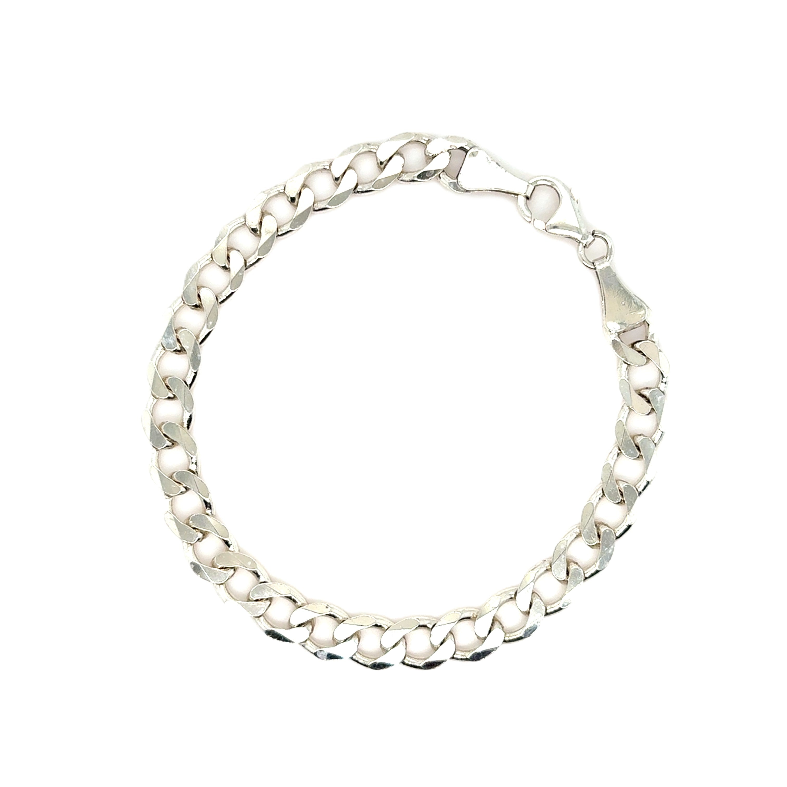 Panzerketten Armband 925 Silber ca.21 cm