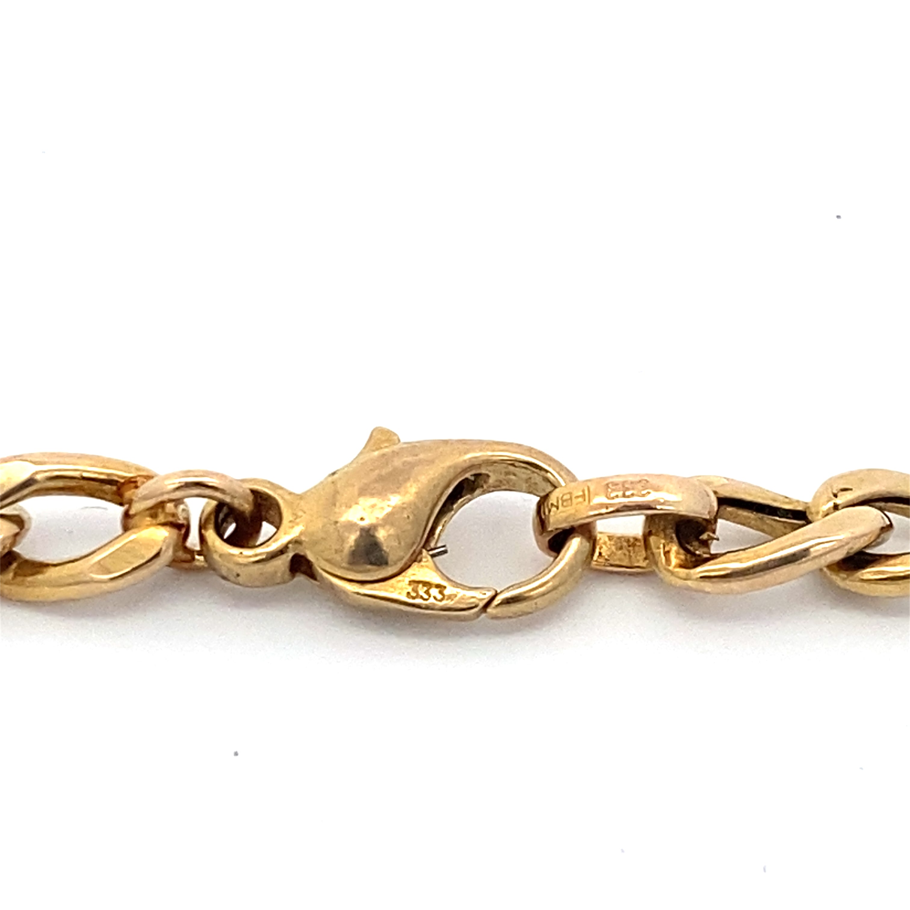 Panzerkette Gelbgold 333/8k 50cm