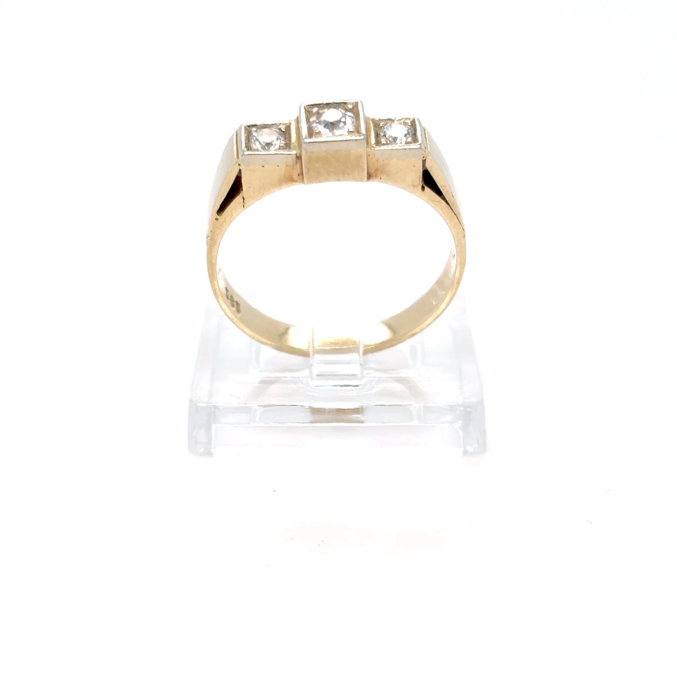 Diamantring ca. 0,29 ct Gold 585/14kt
