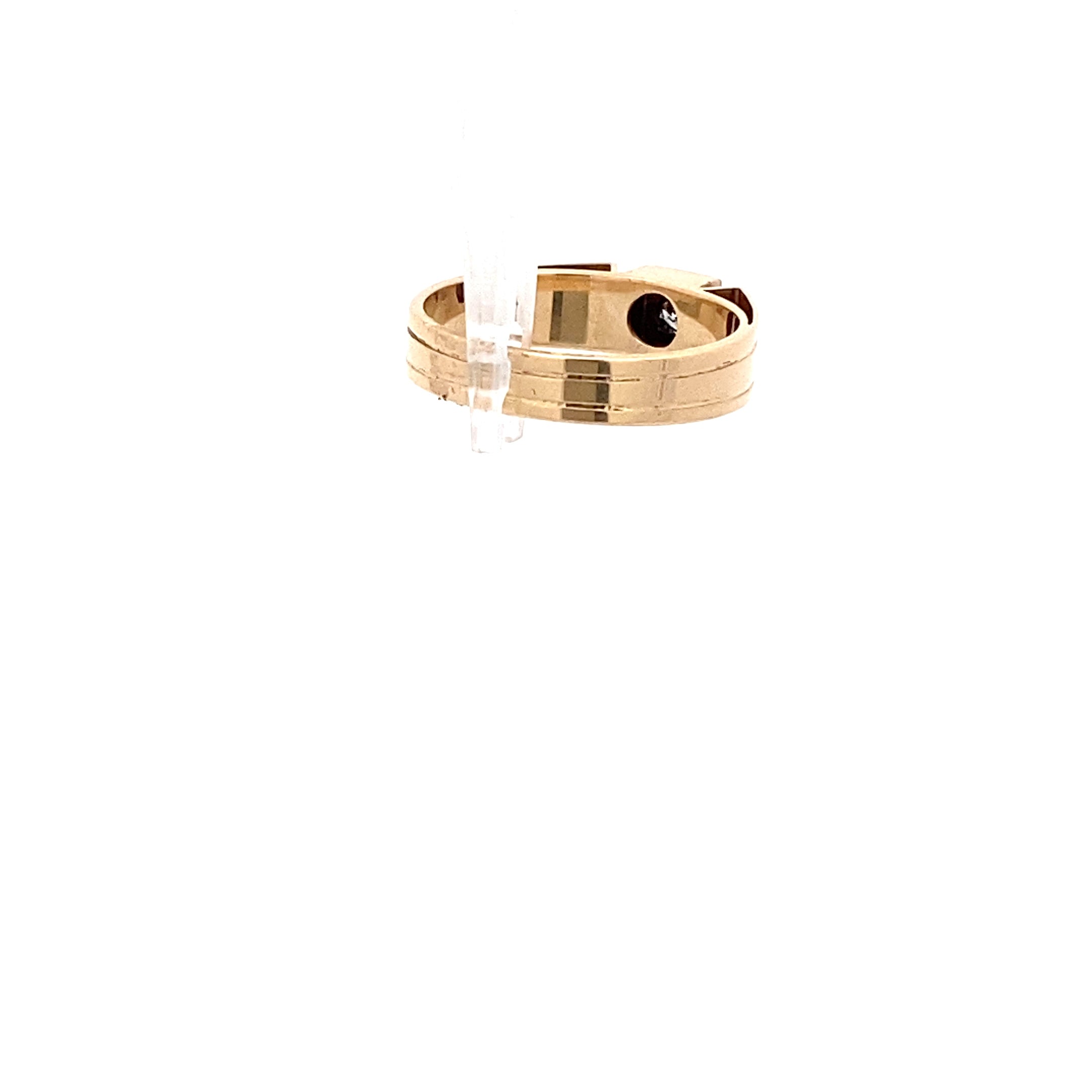 Schöner Damenring gelbgold 585 mit 1 Brillant 56/18
