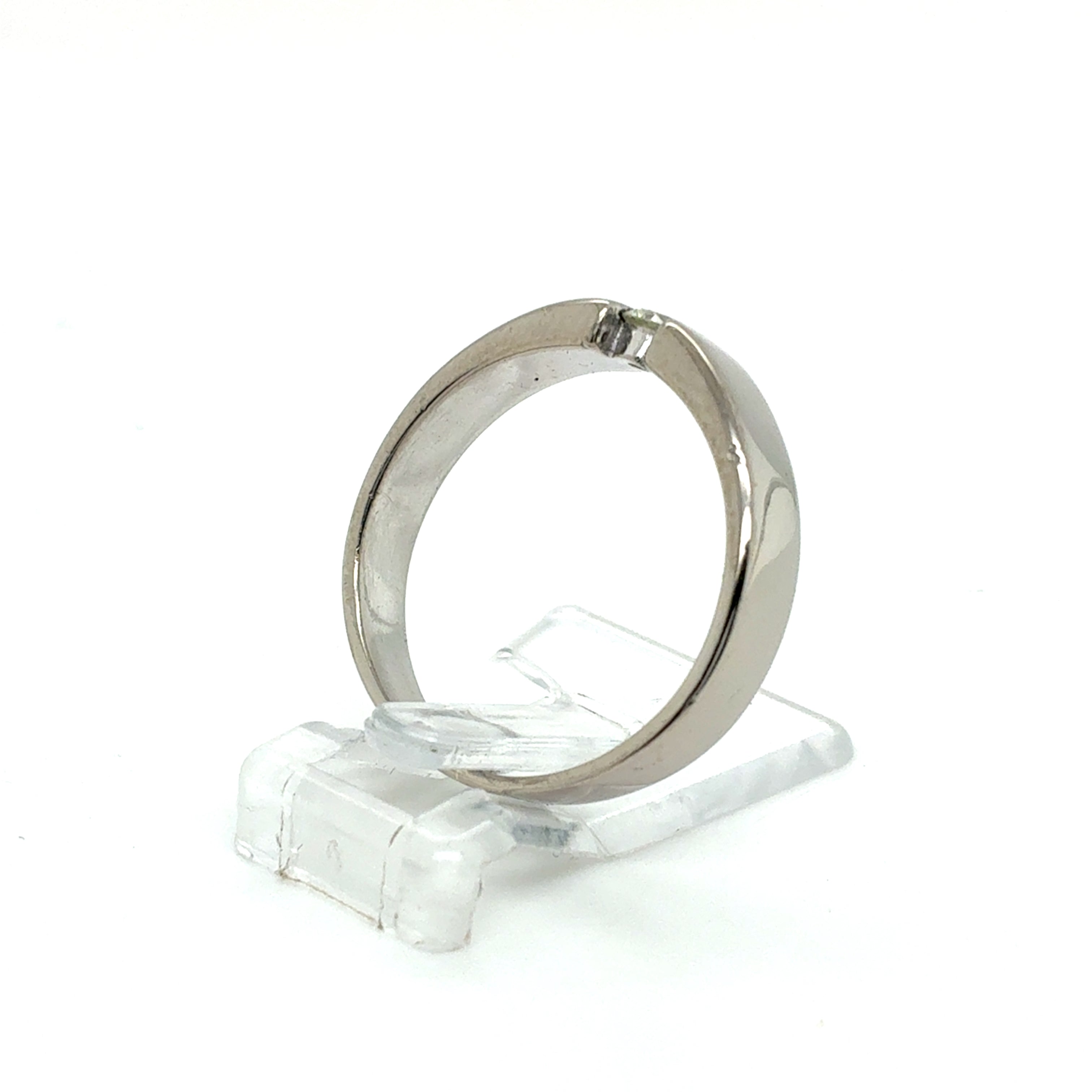 Ring Goldring Brillant 585/14 Karat Weißgold Gr.53
