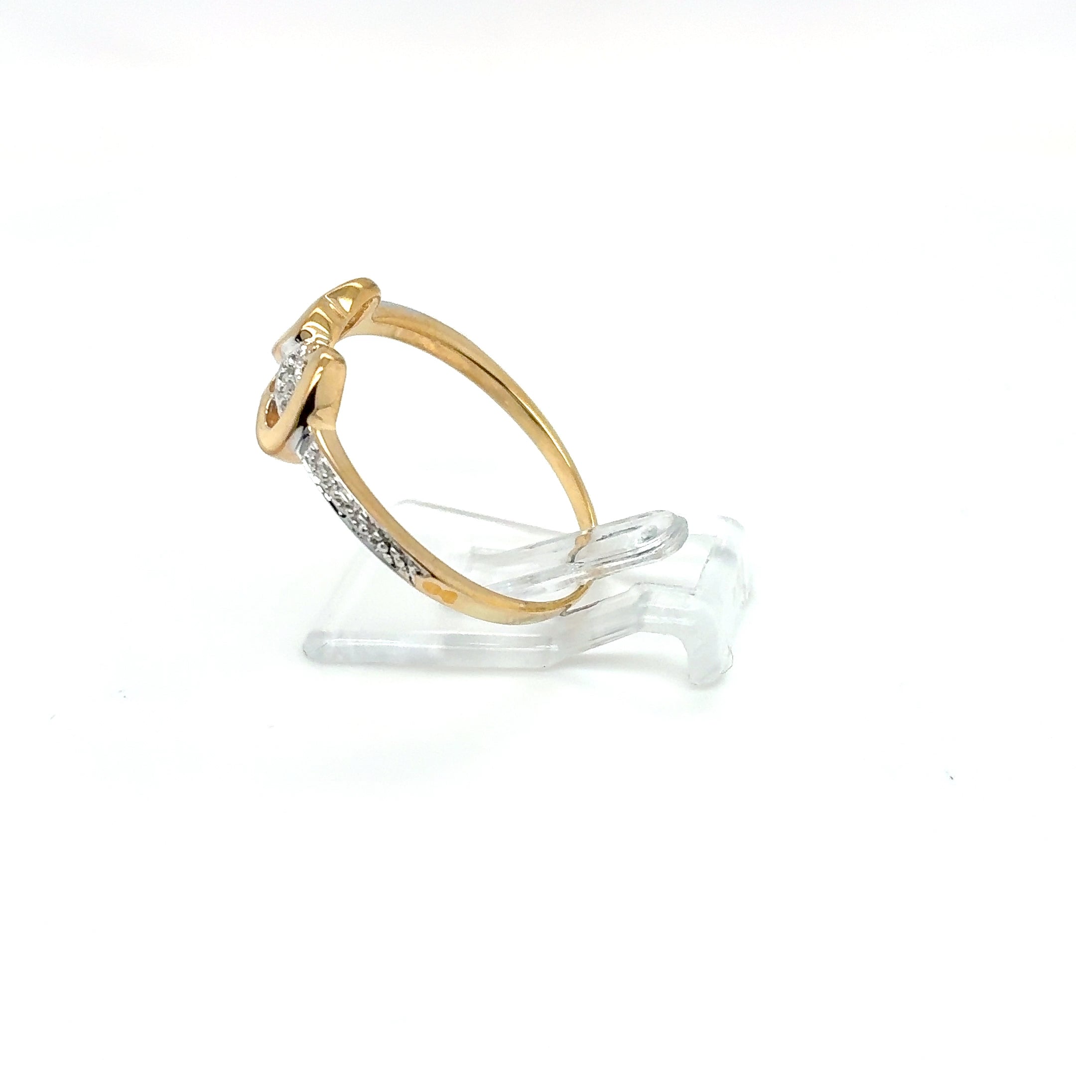 Ring Goldring Diamanten 333/8kt Gelbgold Gr.58