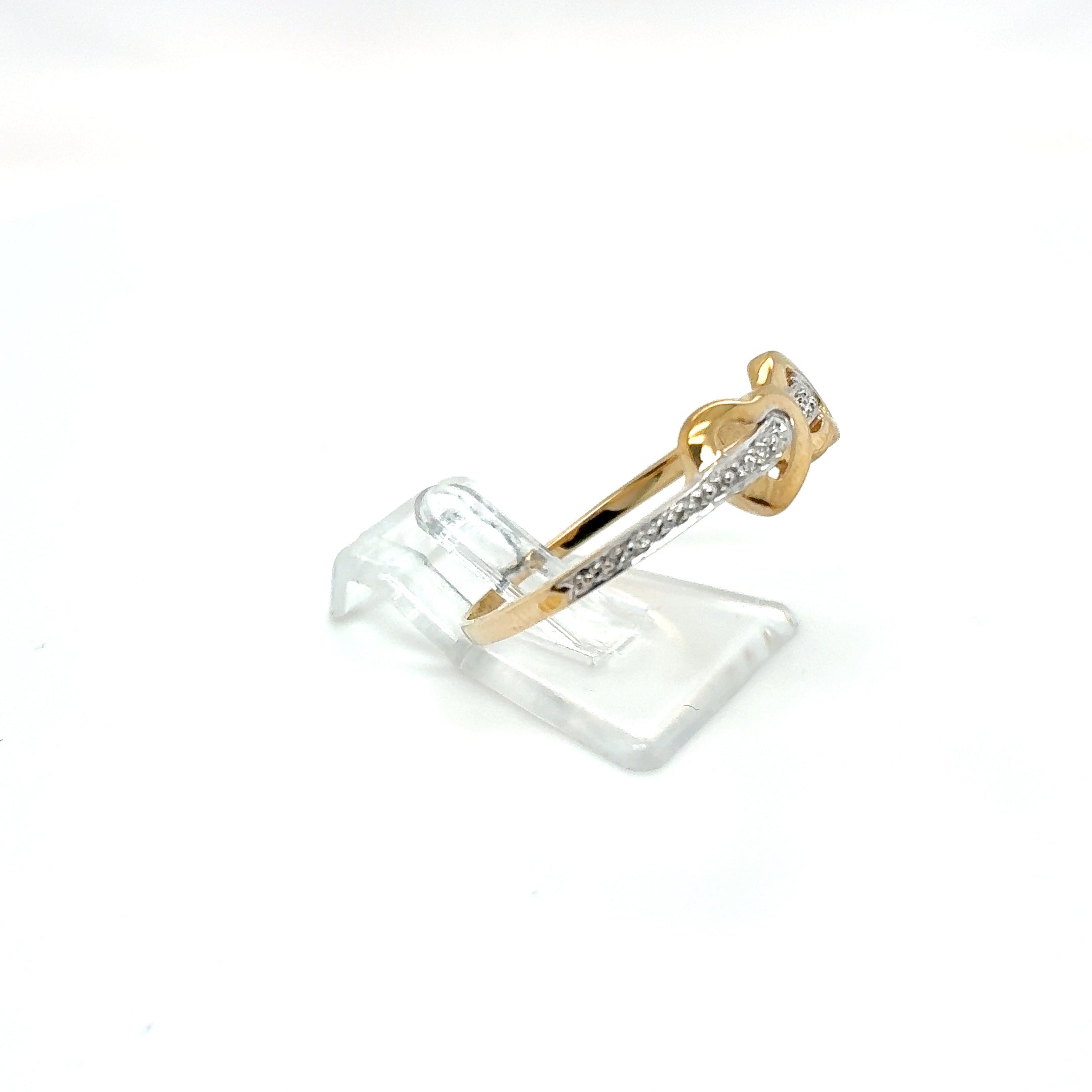 Ring Goldring Diamanten 333/8kt Gelbgold Gr.58