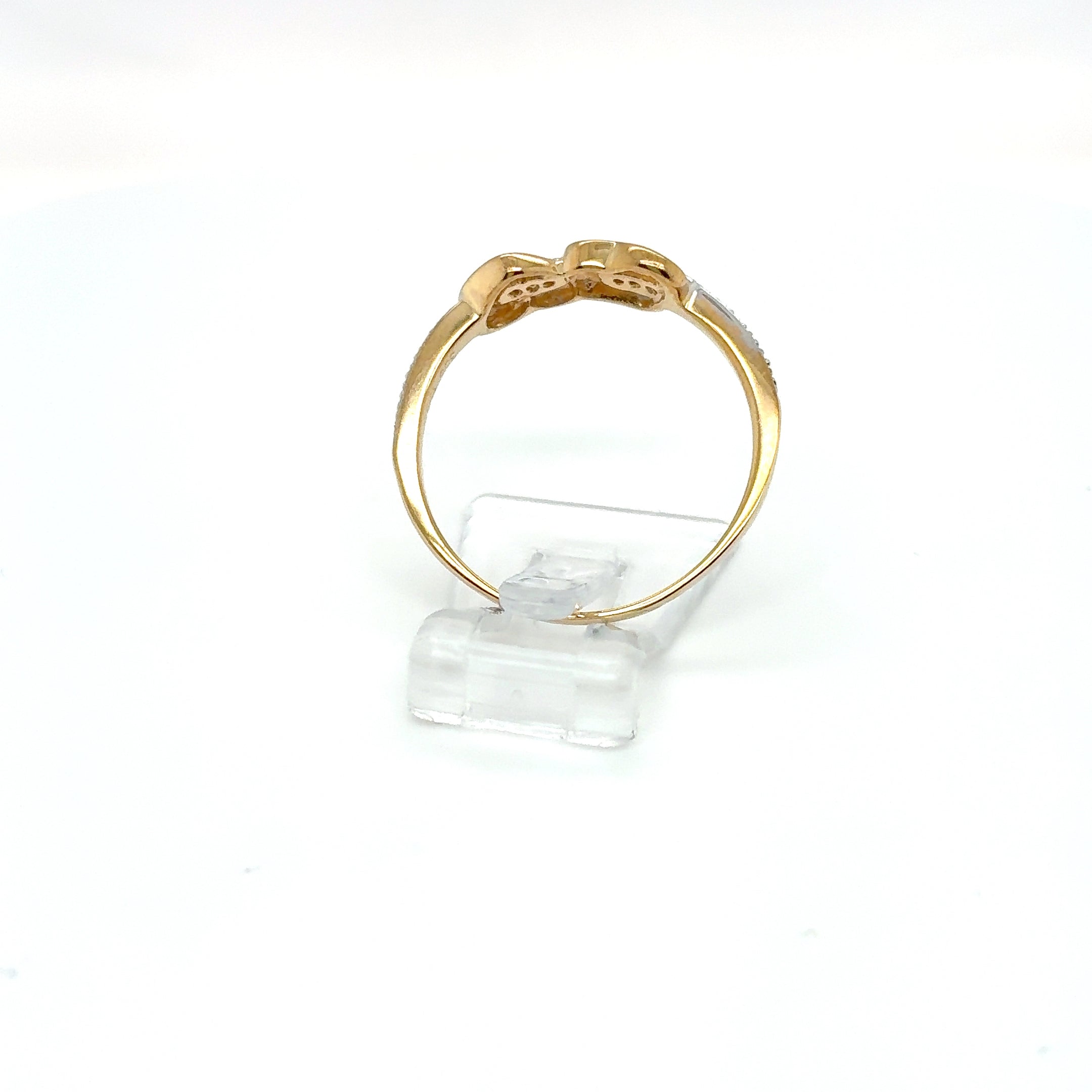 Ring Goldring Diamanten 333/8kt Gelbgold Gr.58