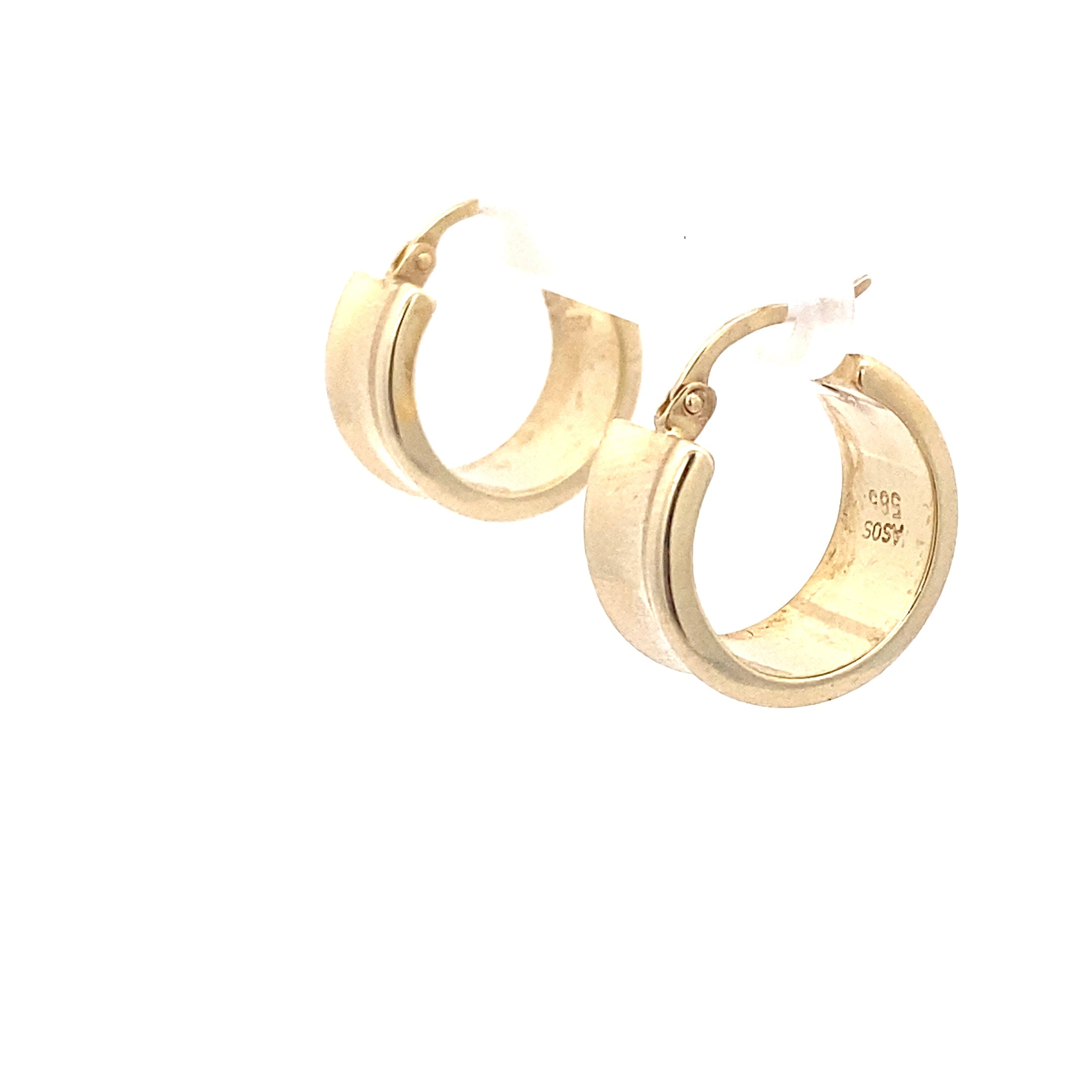 Gold Ohrringe 585/14kt Creolen Goldcreolen Goldschmuck Edel