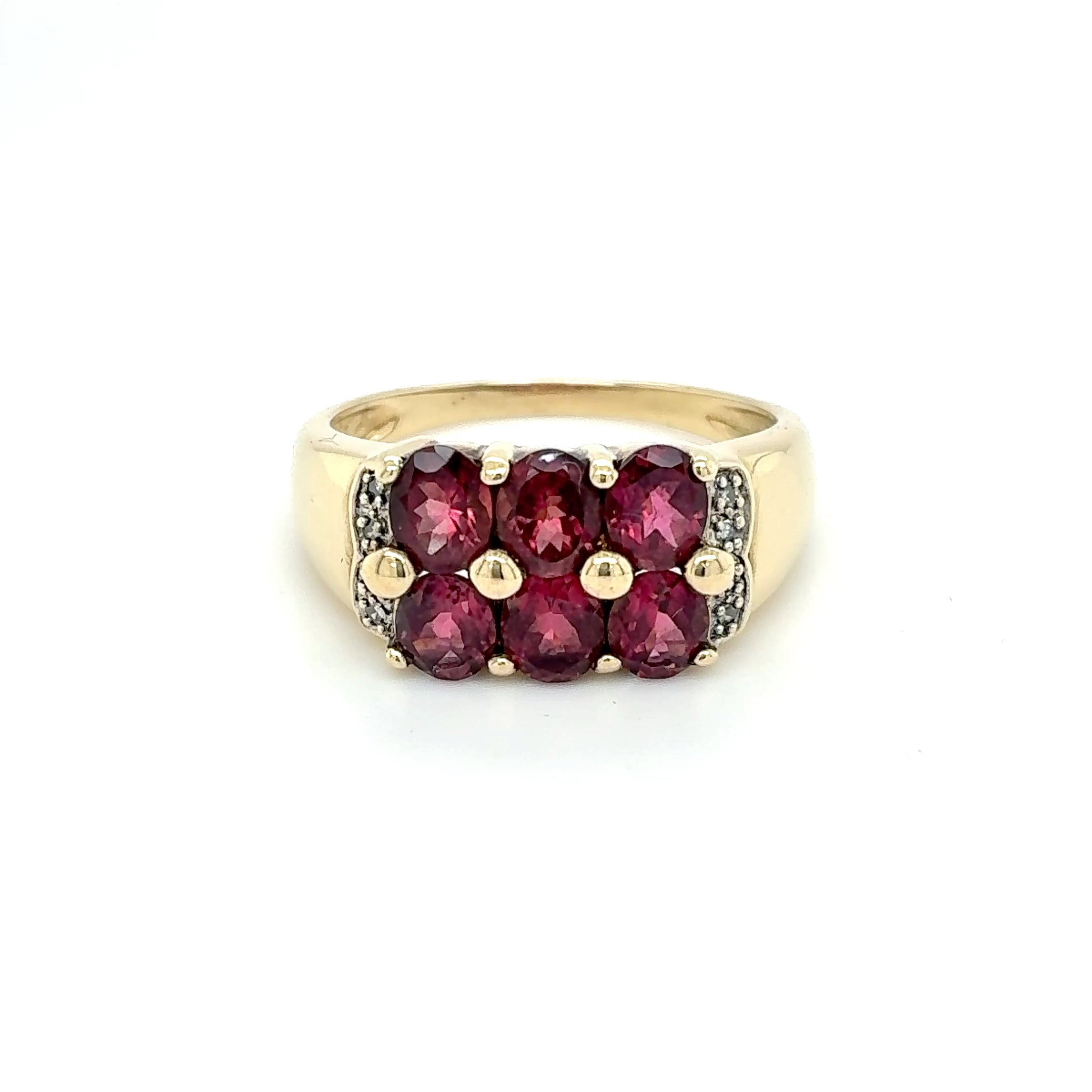 Diamanten Gold Ring 375/9kt Gr.60