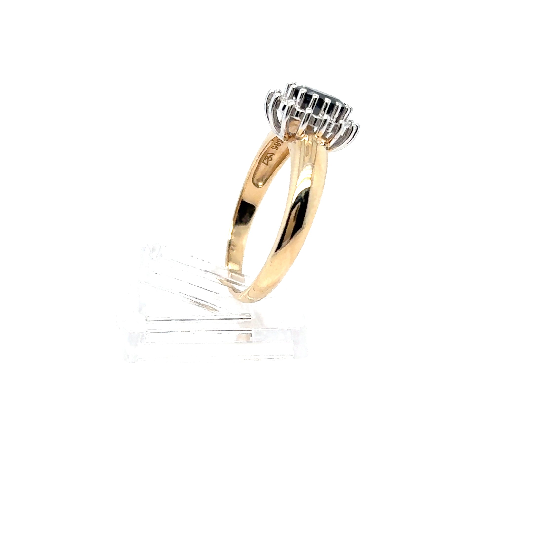 Damenring Gelbgold 585 14kt/585 Gr.59
