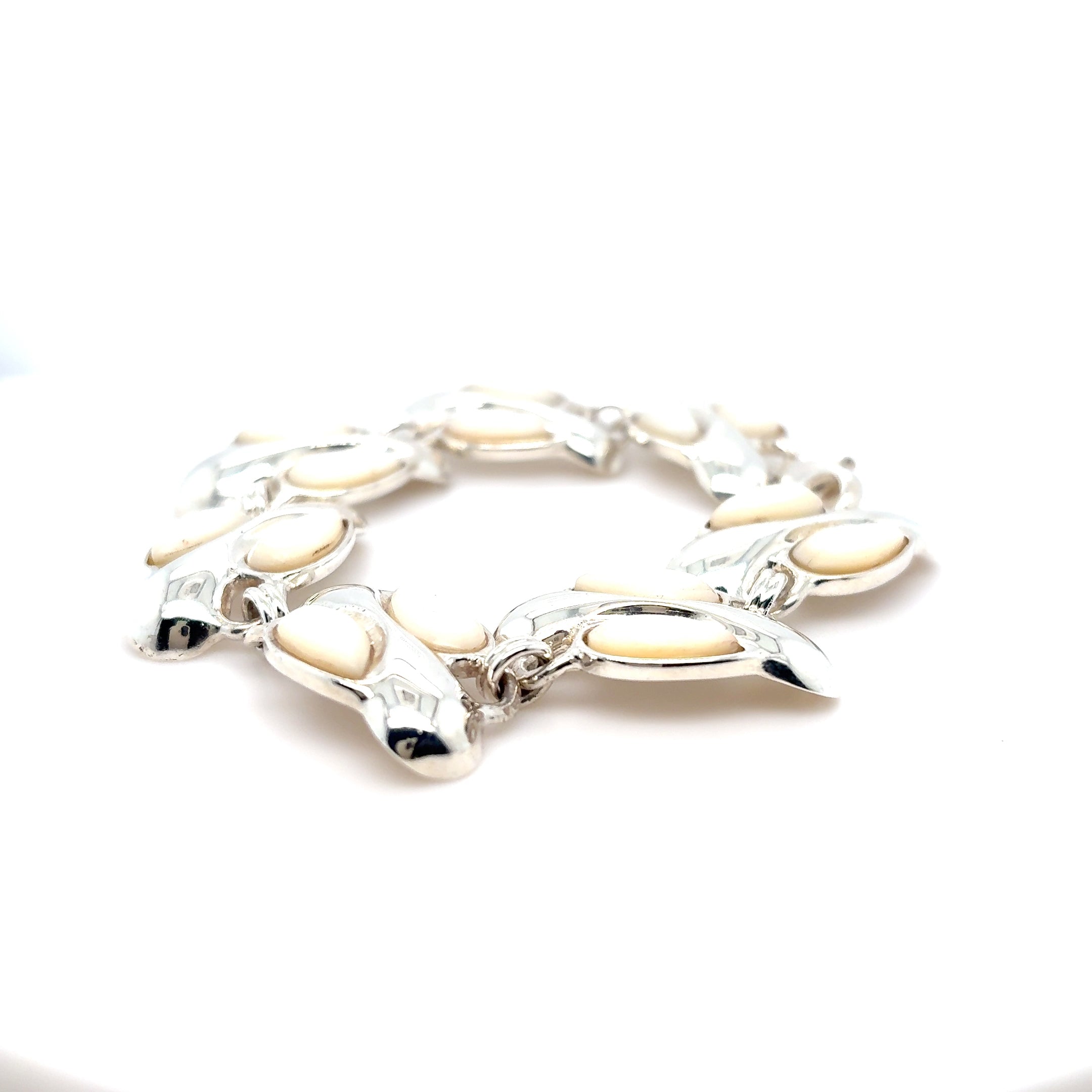 Armband Silber Perlmuttsteine