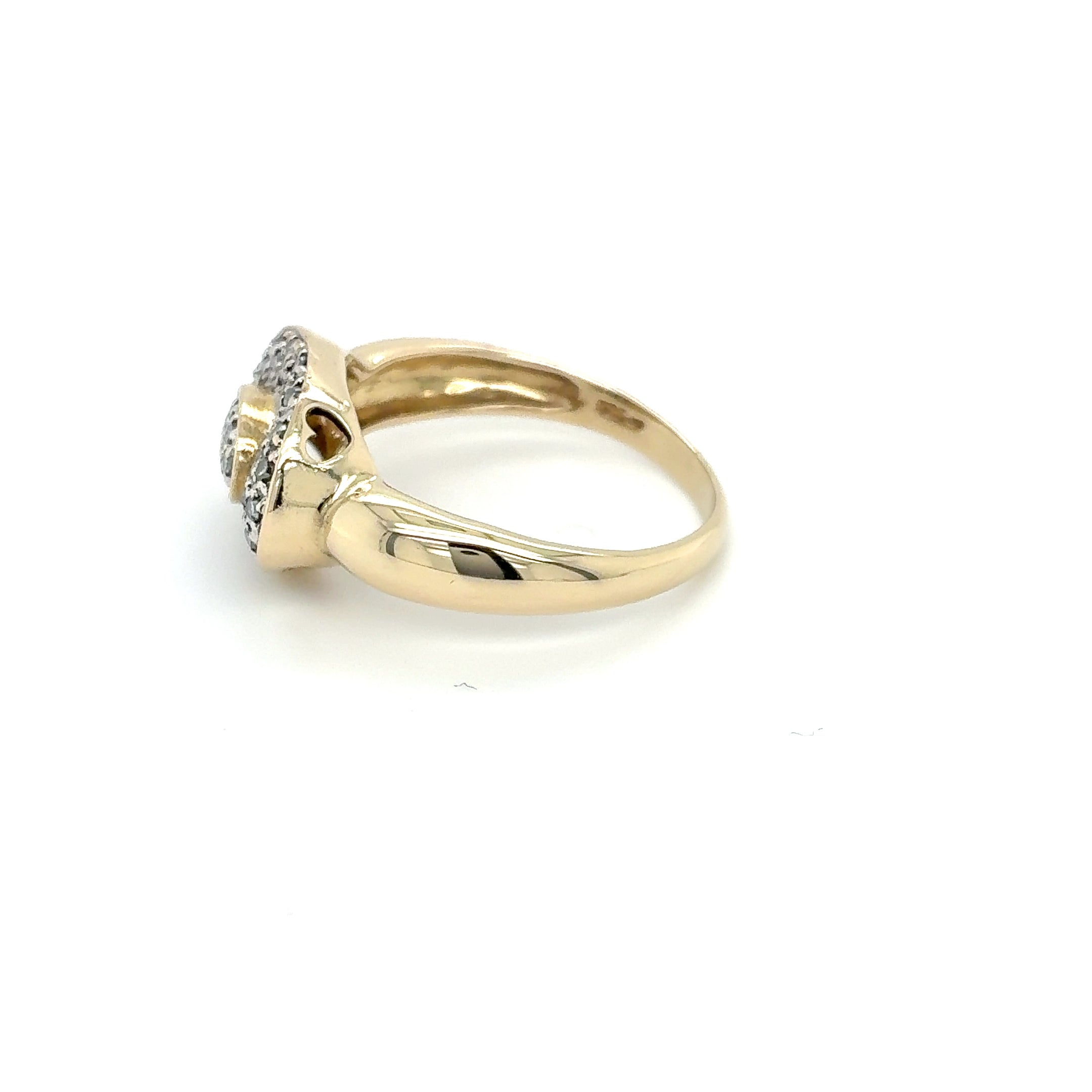 Goldring Ring Brillanten 585/14 KT Gold Gr.60,5