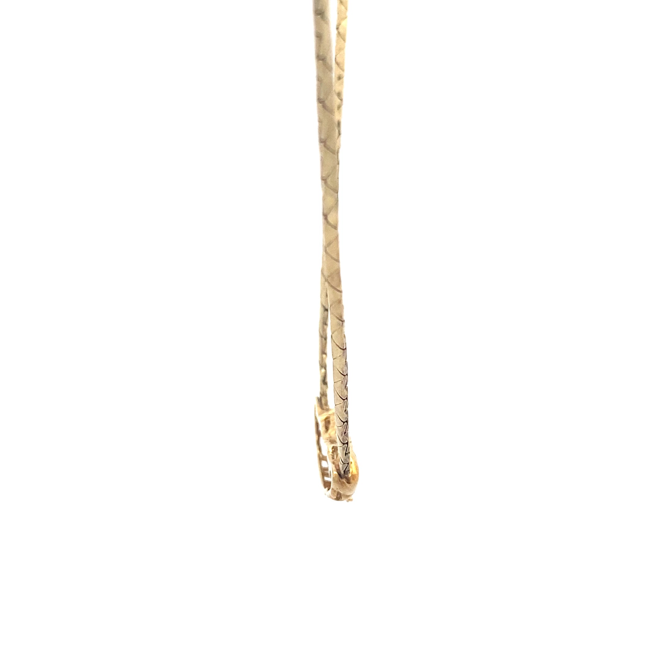 Collier Gelbgold 585 mit 9 Brillanten je ca.0,02 ct