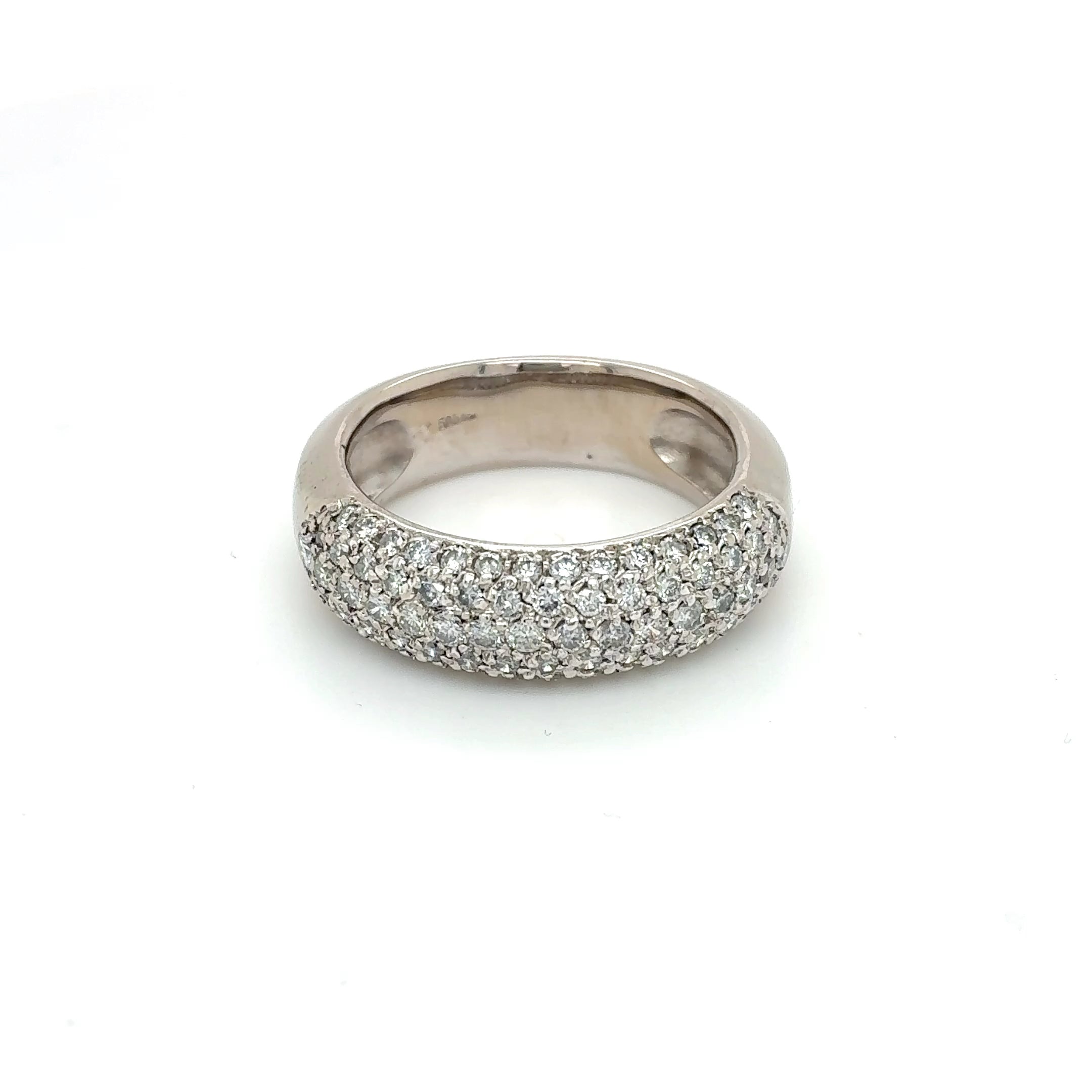 Brillant Ring 585 Weißgold 14kt Gr. 58