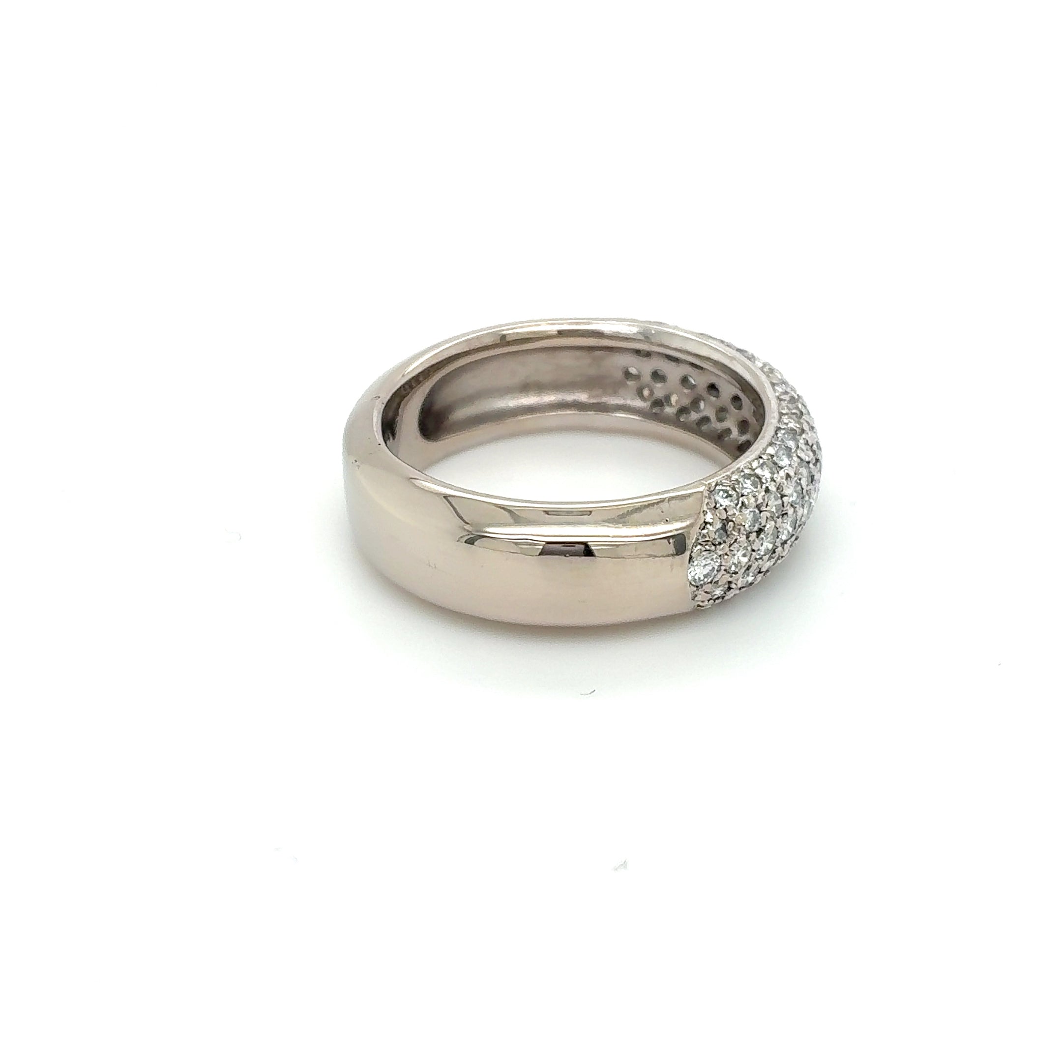 Brillant Ring 585 Weißgold 14kt Gr. 58