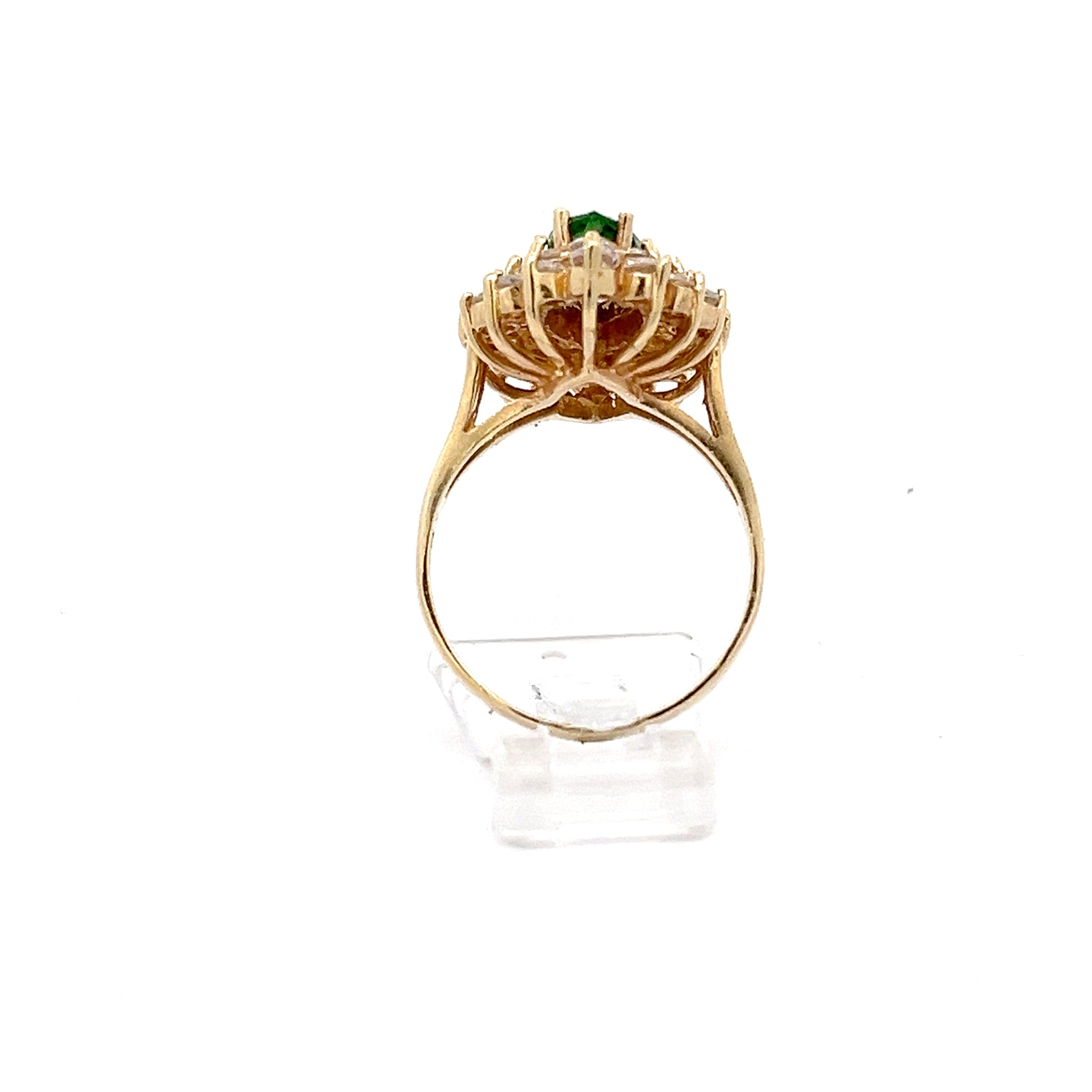 Ring Gelb Gold 585/14kt Gr. 58 Zirkonia