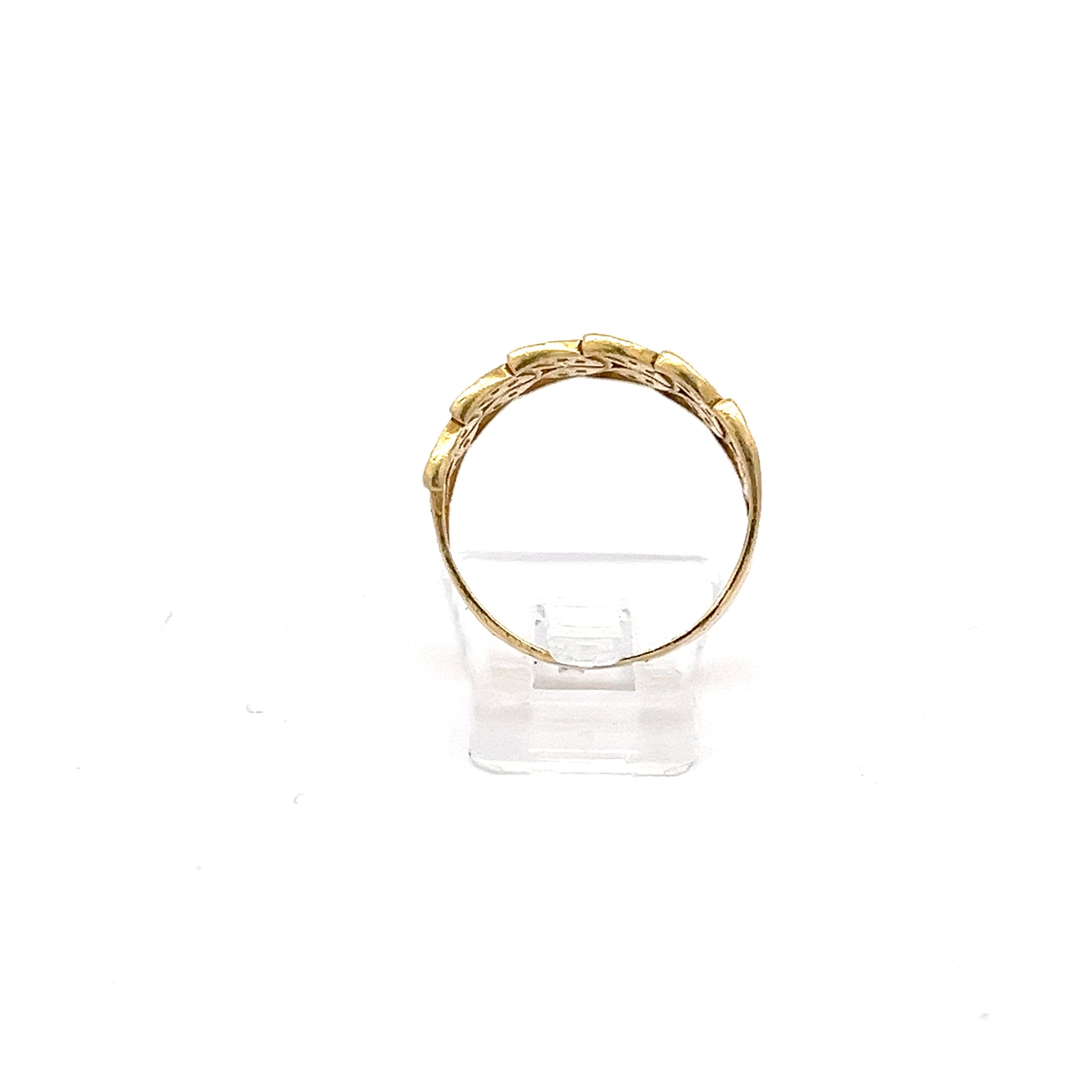 Ring mit Zirkonia Gelb Gold 585/14kt Gr. 52