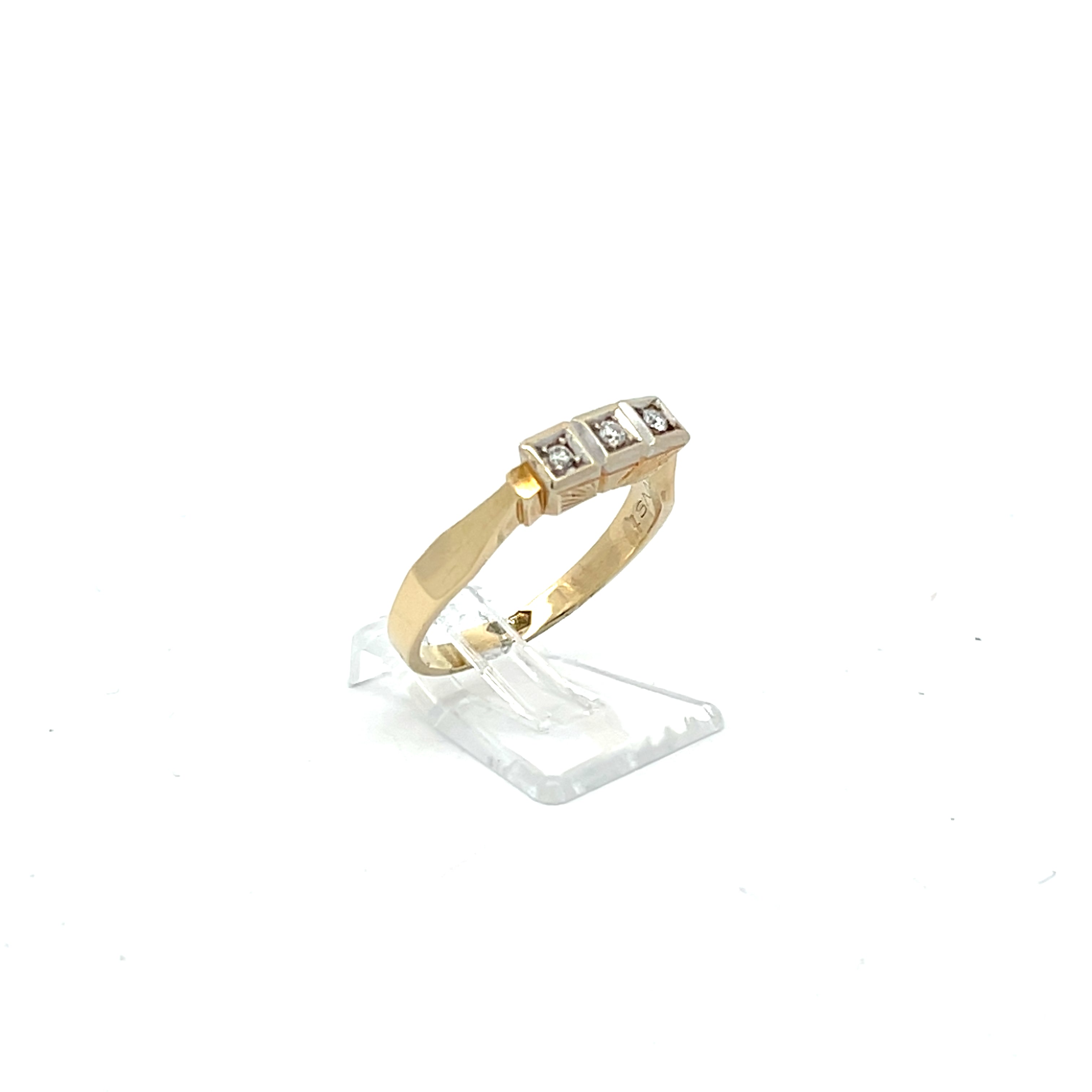 Brillant Damenring Gelbgold 585/14kt Gr.59