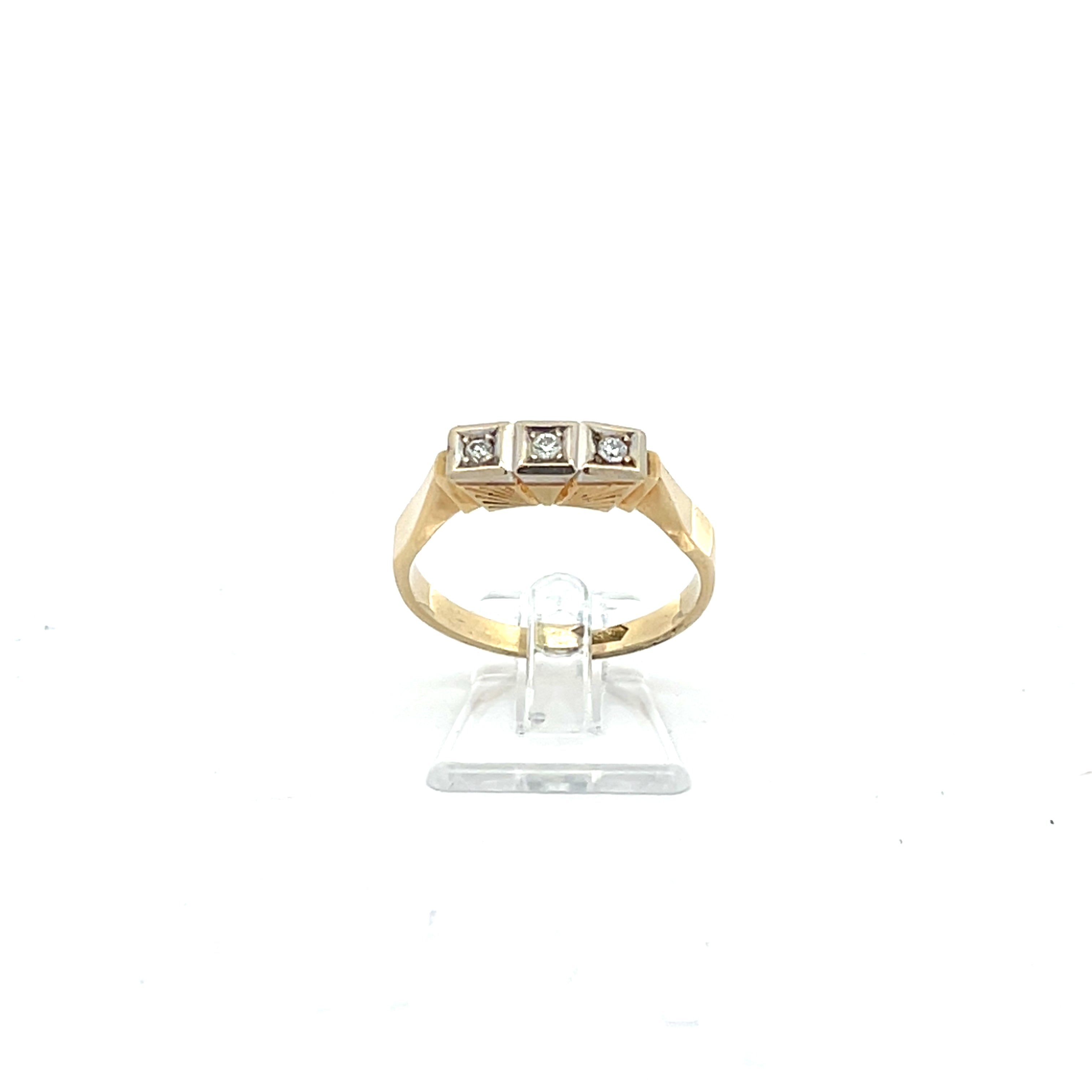Brillant Damenring Gelbgold 585/14kt Gr.59