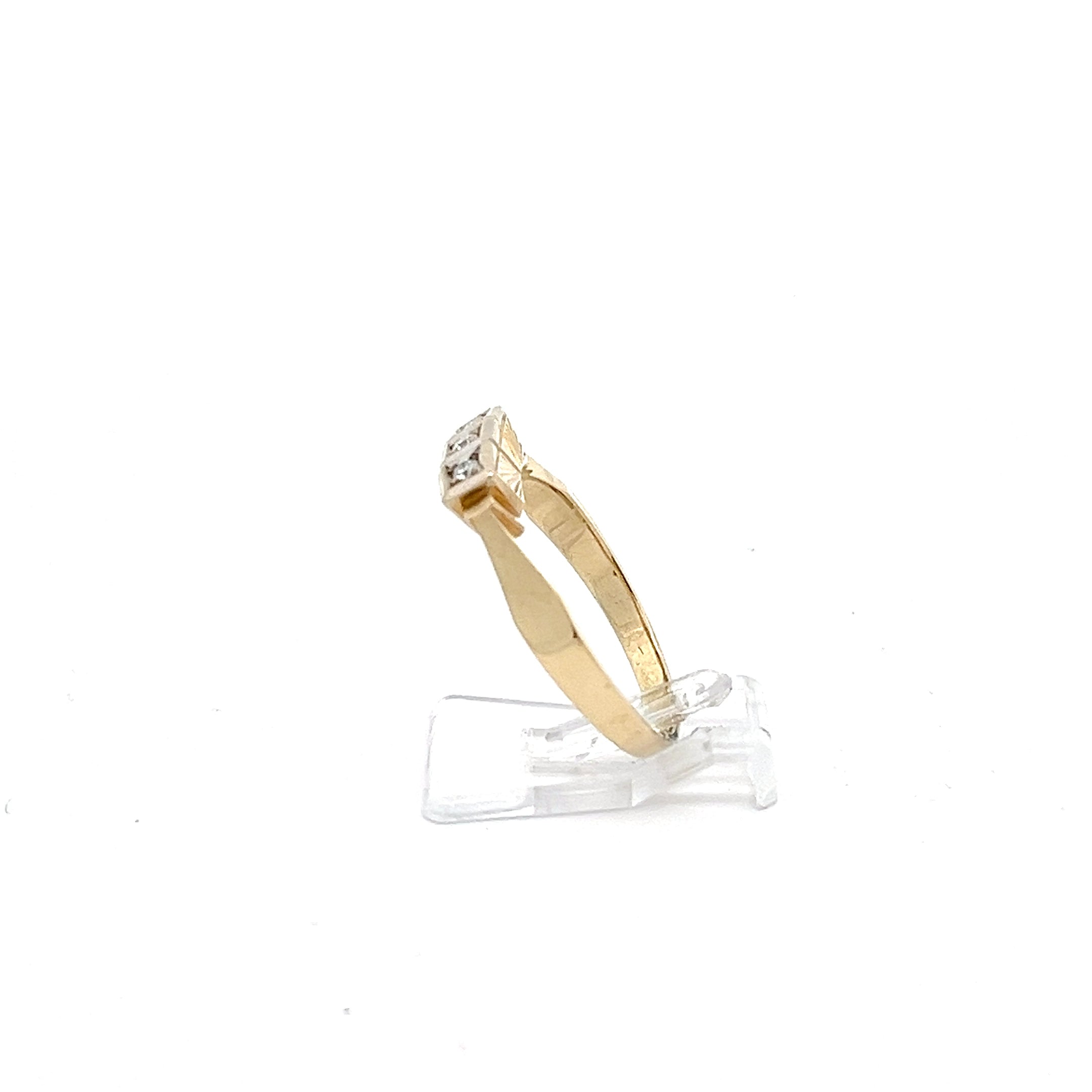 Brillant Damenring Gelbgold 585/14kt Gr.59