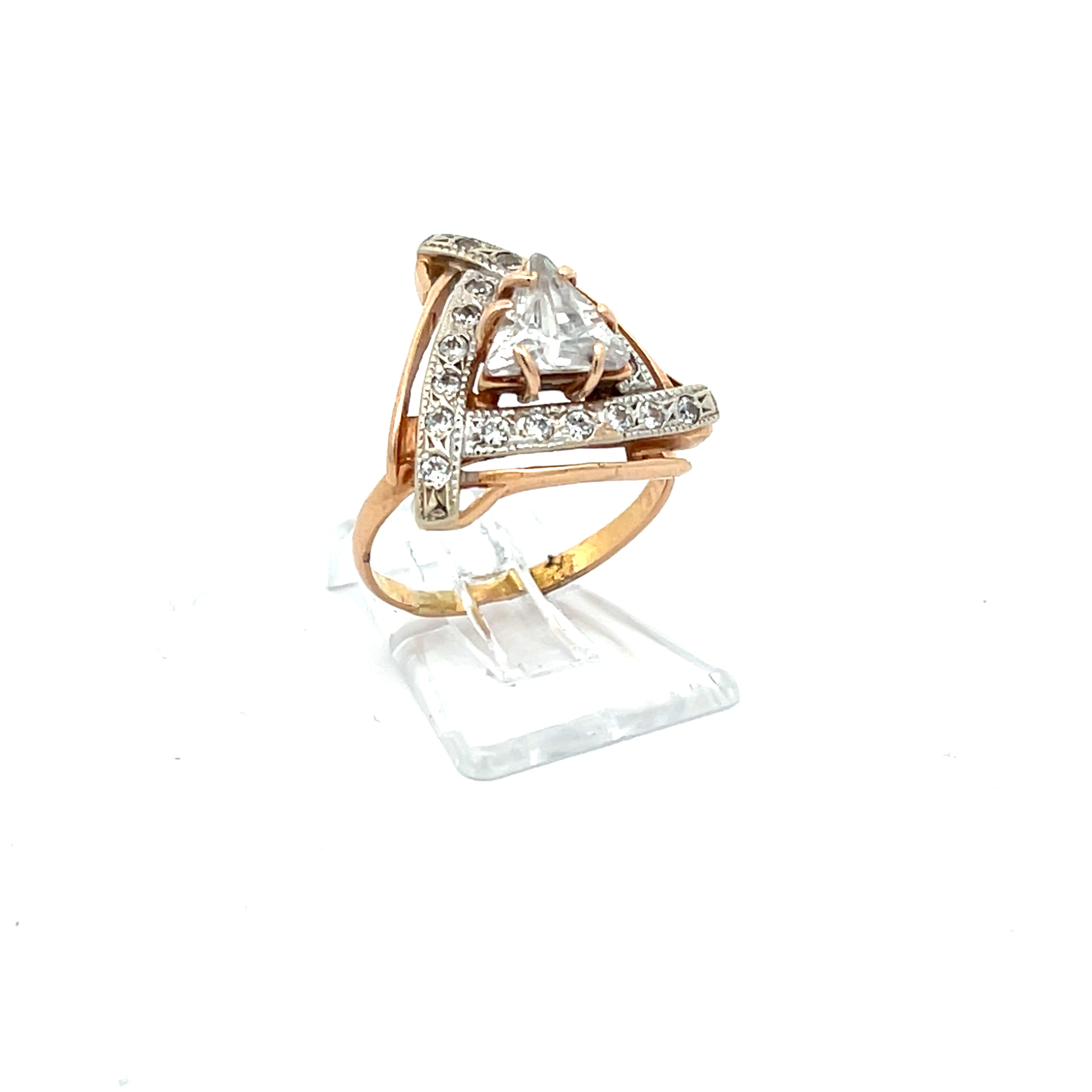 Ring Rotgold 585/14kt Gr. 48