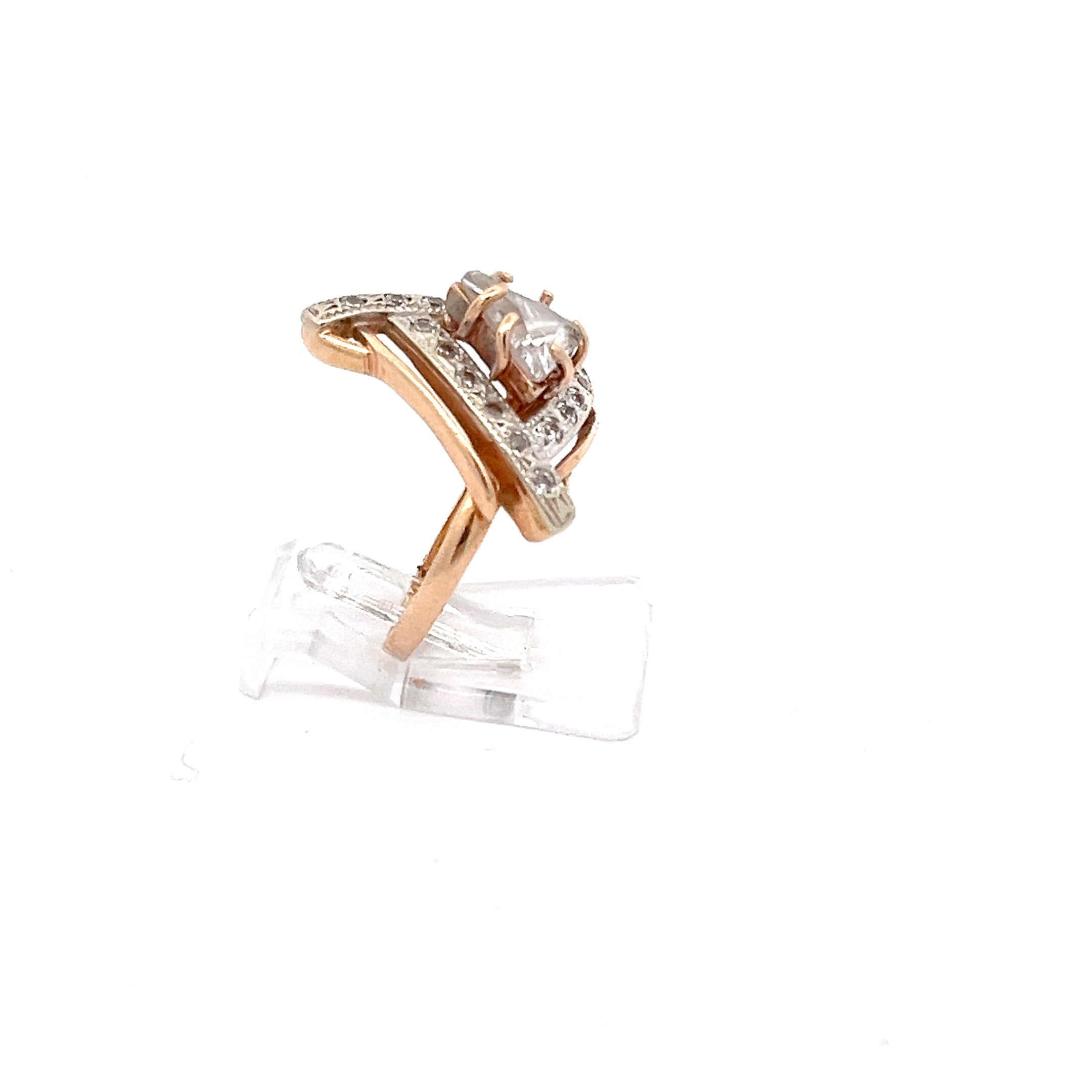 Ring Rotgold 585/14kt Gr. 48