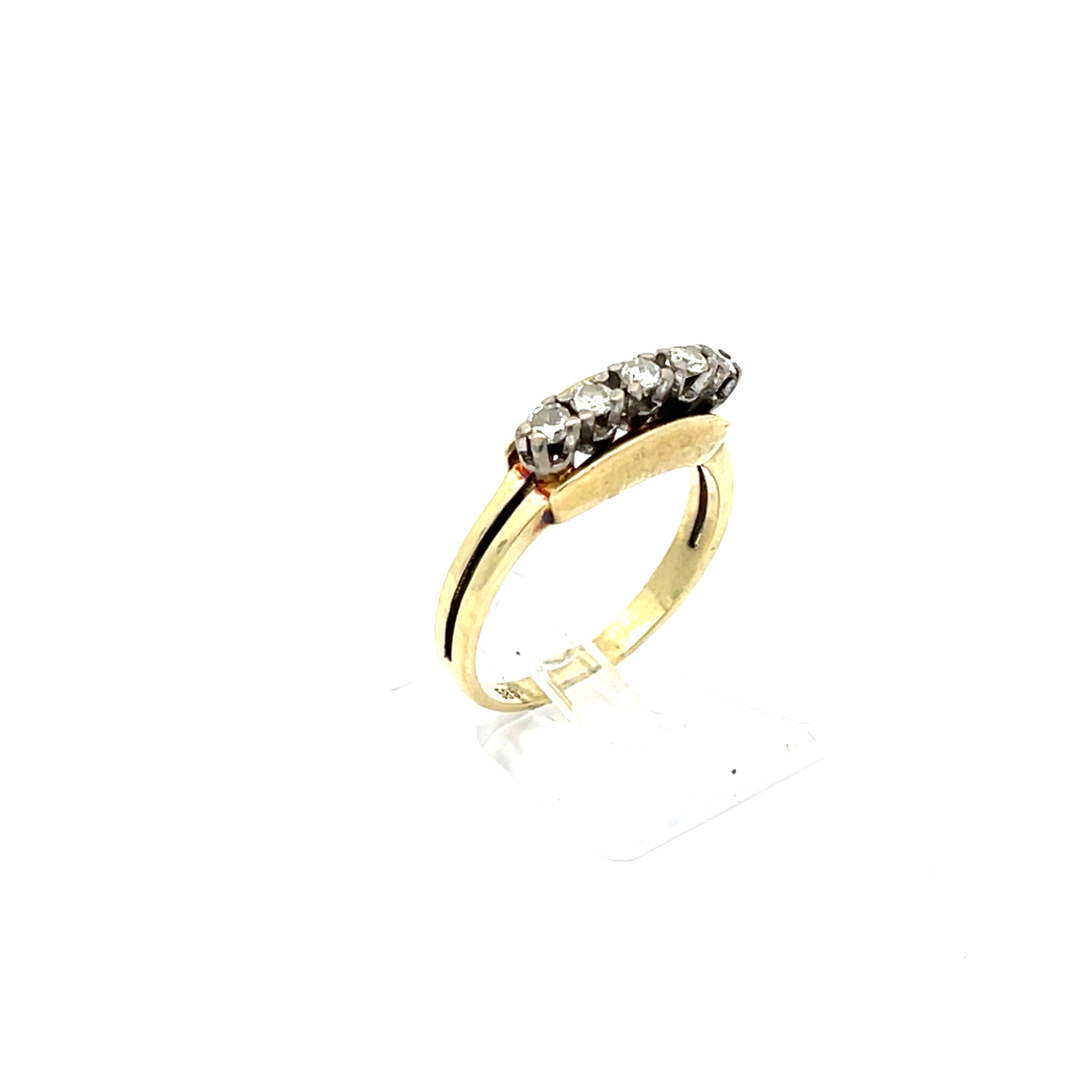 Brillant Damenring Gelbgold 585/14kt Gr.53