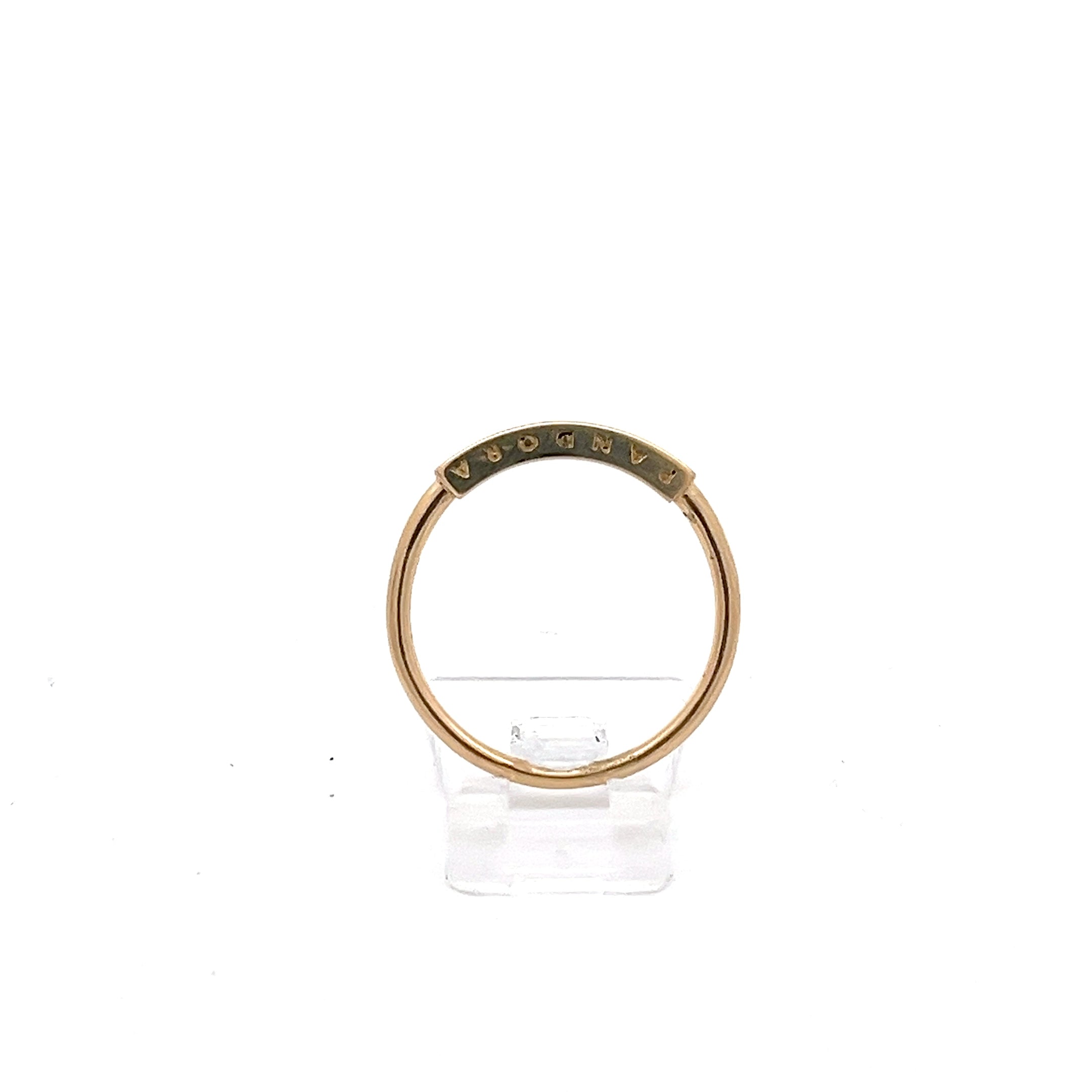 Pandora Signature I-D Ring Gelb Gold 585 14 Karat