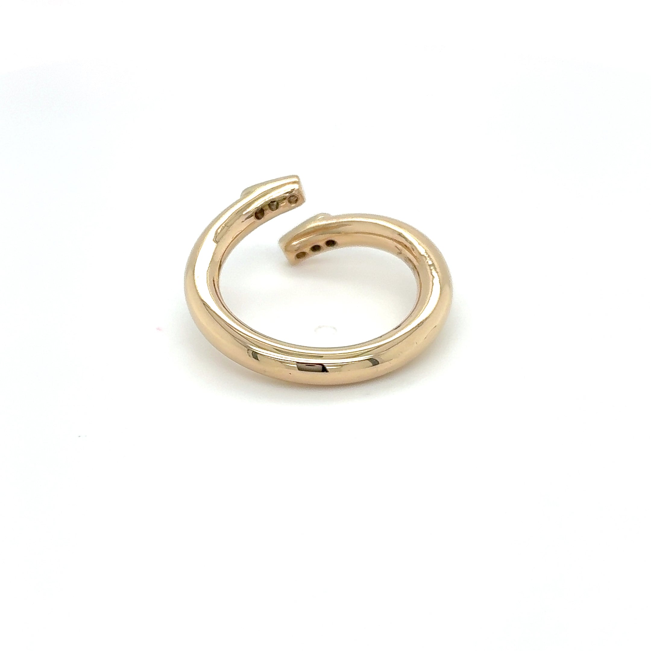 Damenring 750 Gelbgold 18kt Brillanten Gr.55