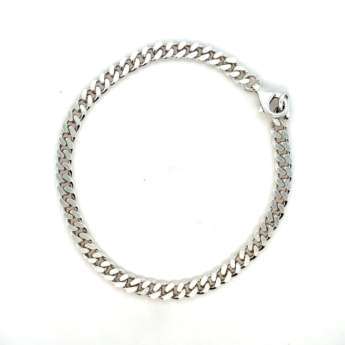 Flachpanzerarmband 925 Silber ca.22cm