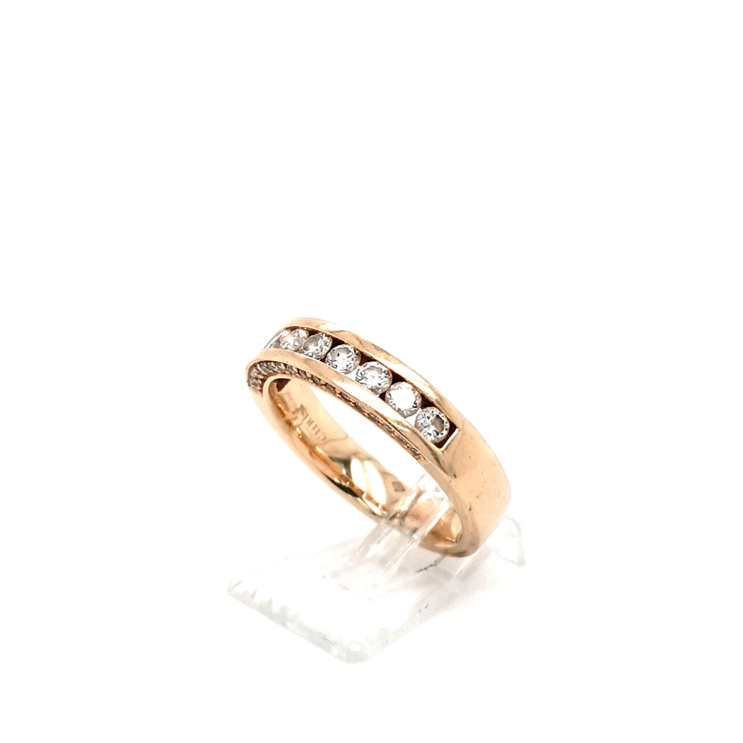 Christ Ring Gelb Gold Zirkonia Schmuck Damen Geschenk 205988