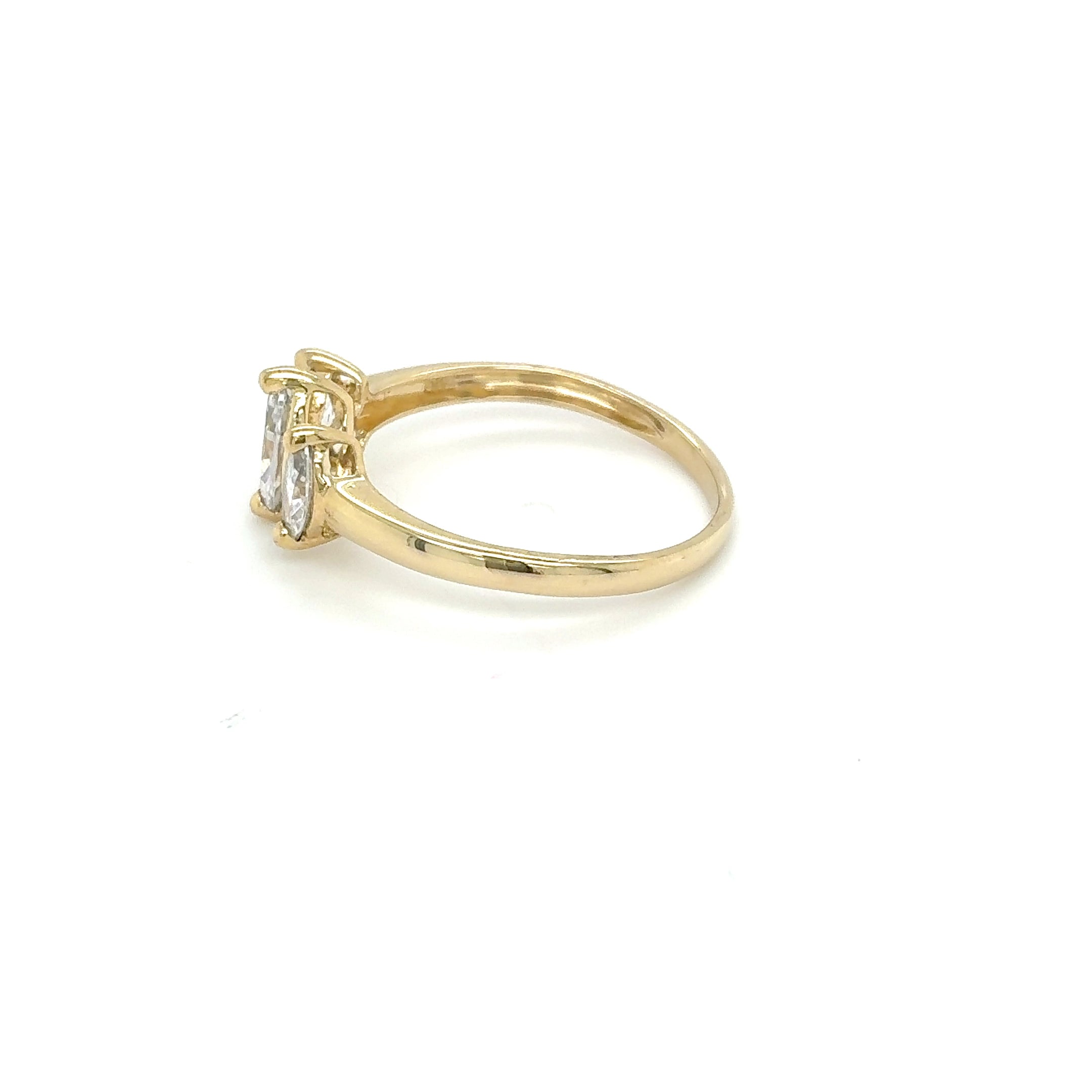 Damenring Gelbgold 585 14kt Gold Gr.57