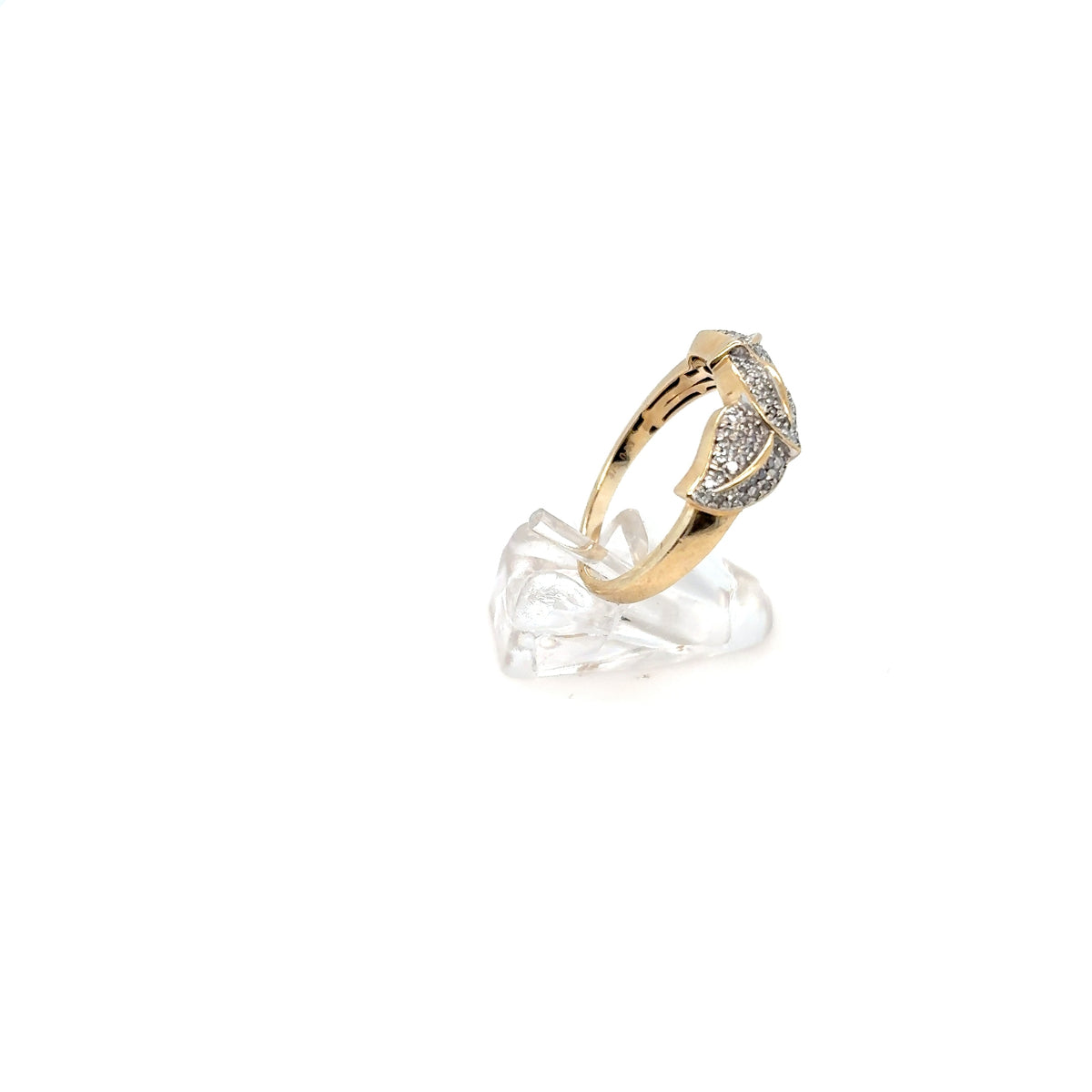 Diamantring Gelbgold 375/9kt