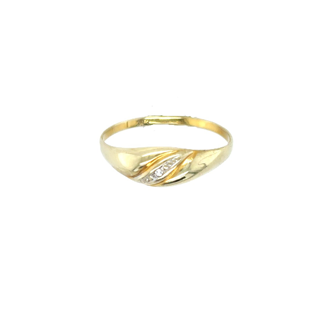 Damenring Gelbgold 333/8kt Gr. 59