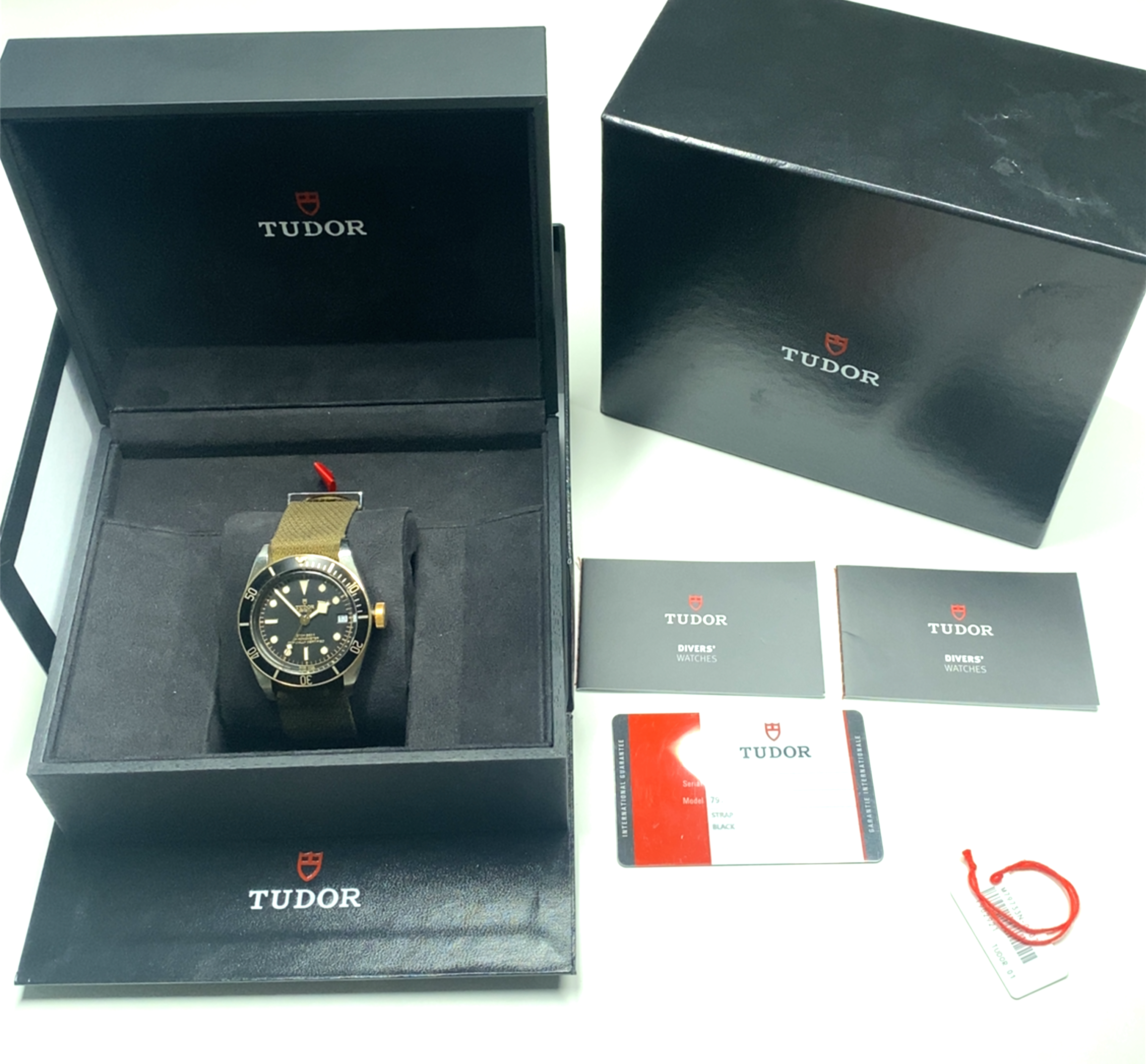 TUDOR Black Bay Stahl/Gold Natoband Ref.79733N Herrenuhr