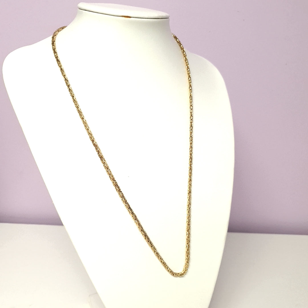 Königs Kette Gelb Gold 585 Unisex Schmuck Geschenk