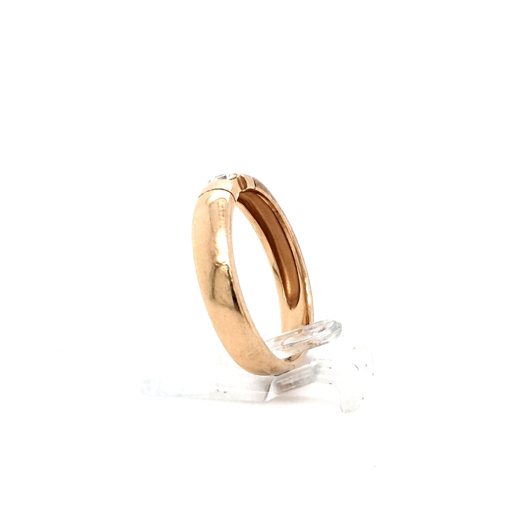 Ring Gelb Gold 585 Brillant Schmuck Damen Geschenk