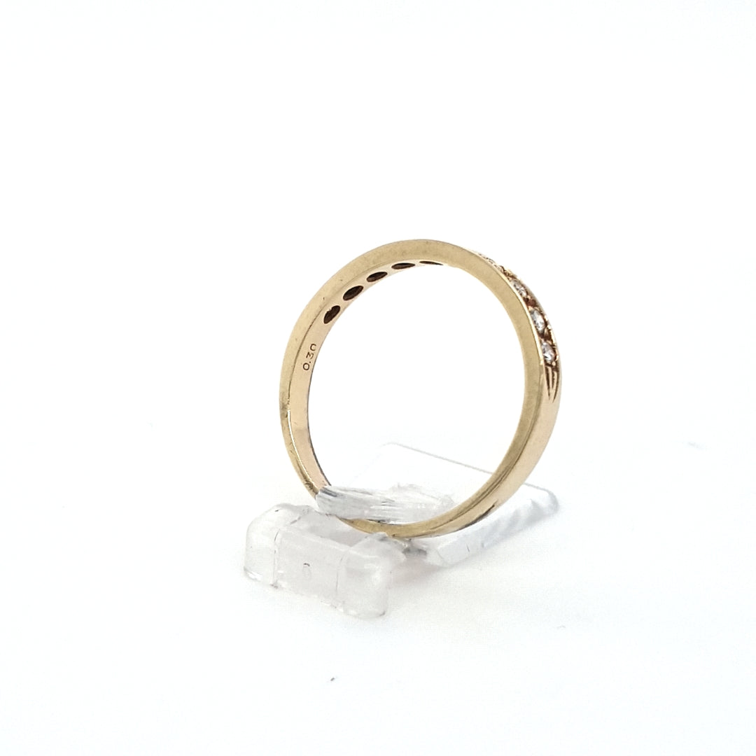 Ring Gelb Gold 585 Brillanten Diamant Schmuck Damen