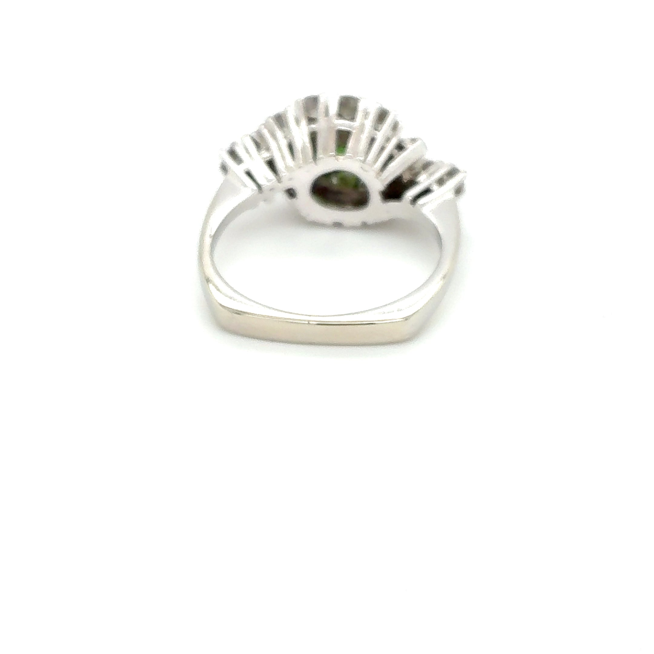 Damenring Weißgold 585 14kt Gold Brillanten Gr.51