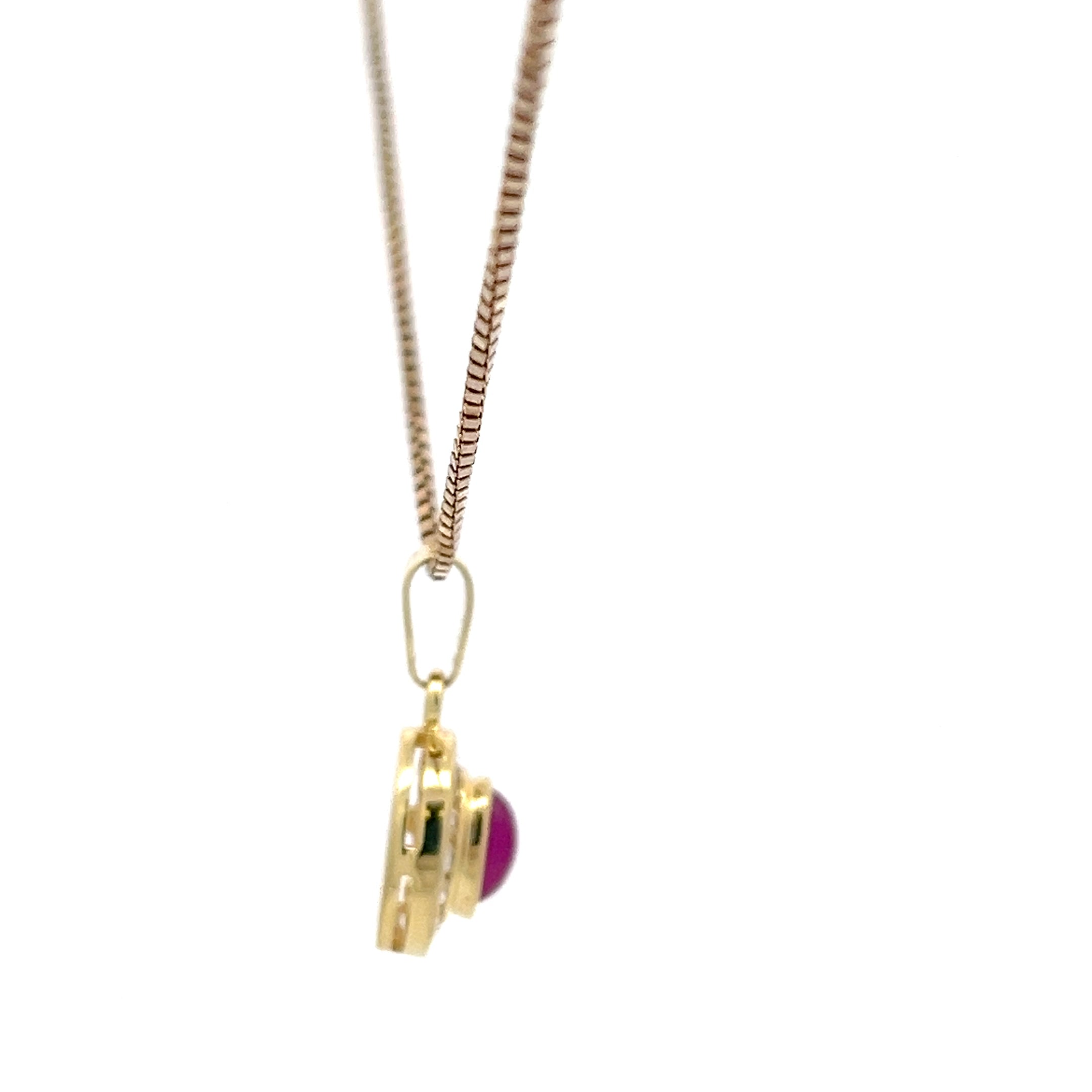 Kette mit Anhänger Gelb Gold 333 8 Karat Schmuck