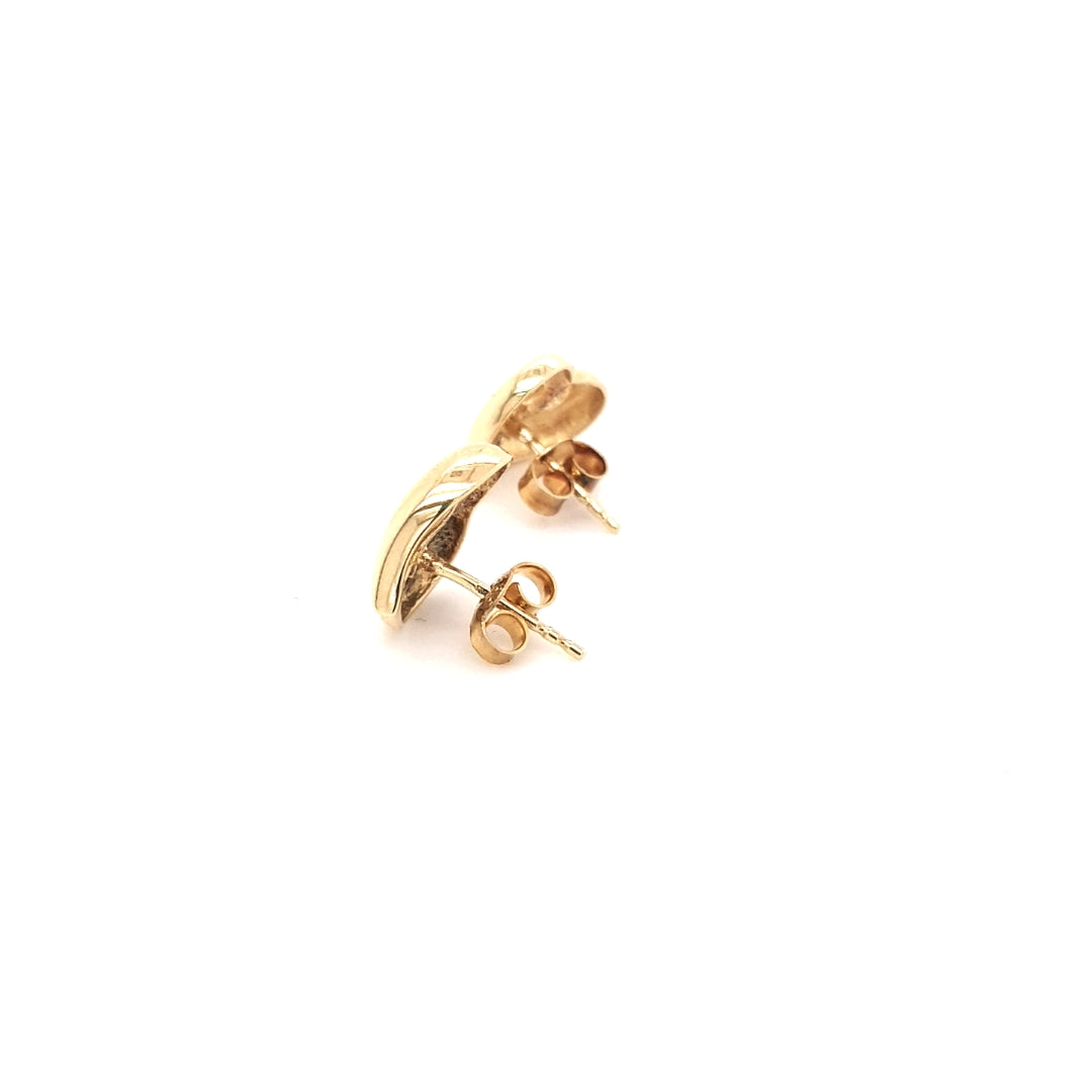 Damen Ohrstecker Gelbgold Brillanten 585/14 kt Schmuck Geschenk 205100