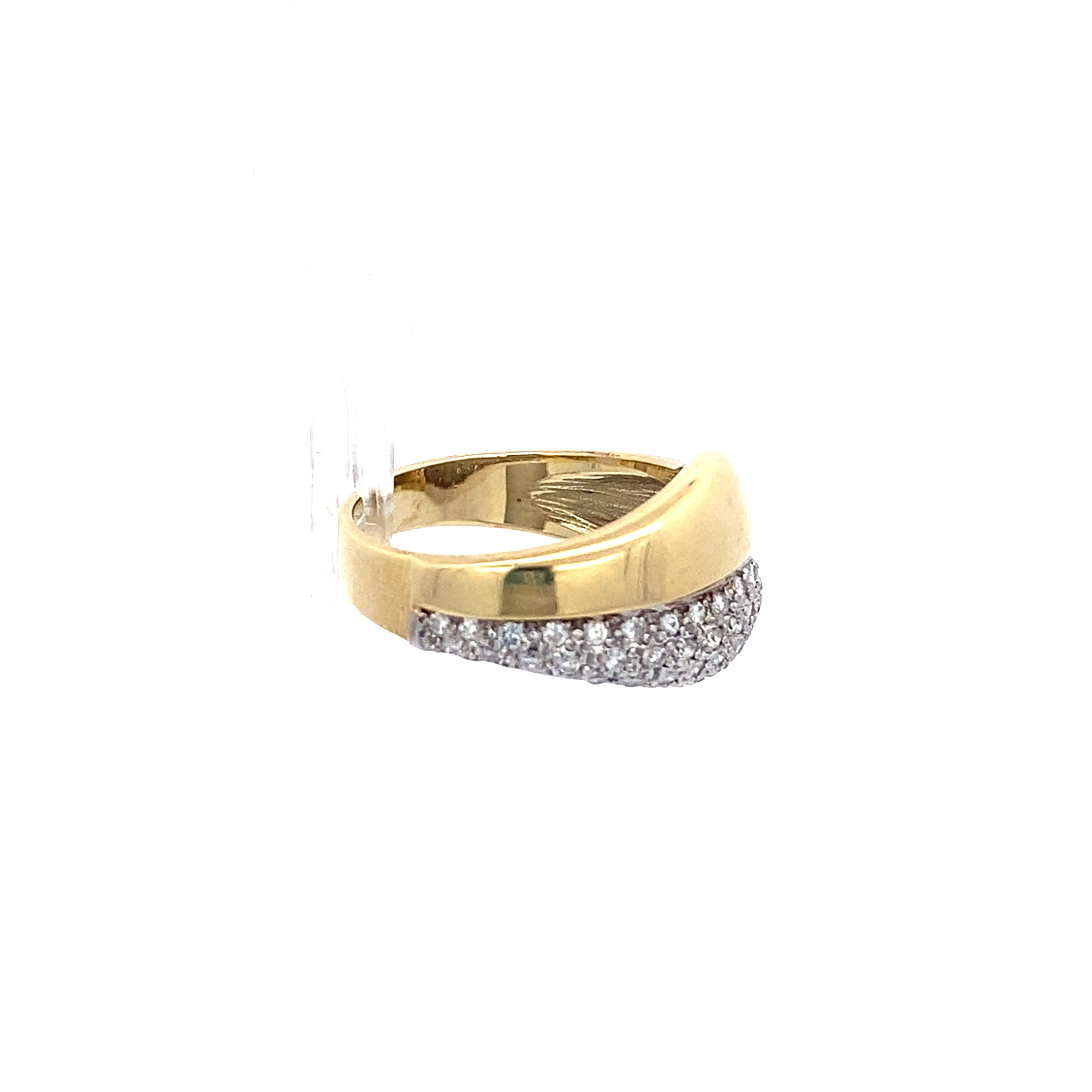 Damenring mit ca.38 Brillanten je ca.0,01 ct