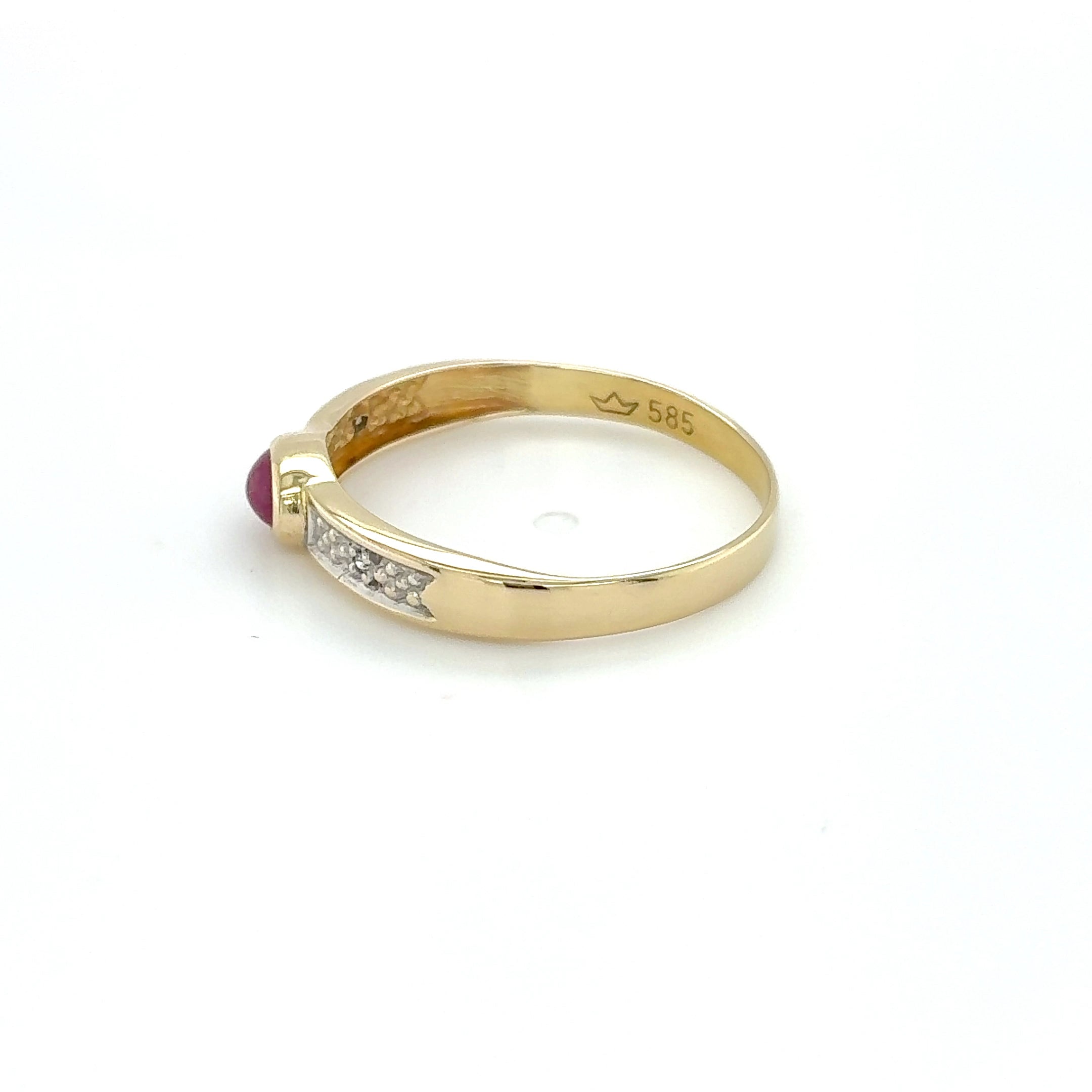 Damenring Ring 585 Gelbgold 14kt Gold Gr. 60