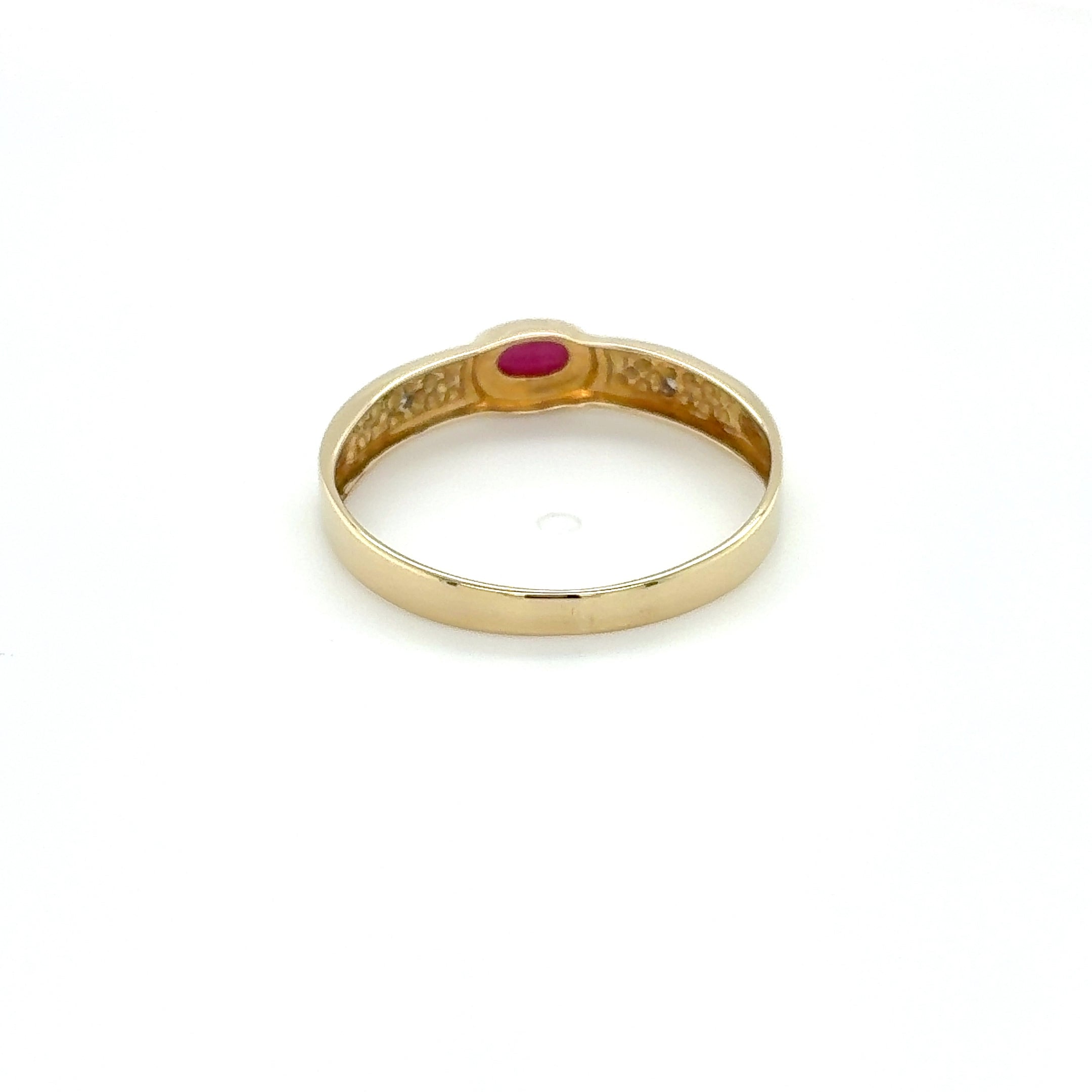 Damenring Ring 585 Gelbgold 14kt Gold Gr. 60