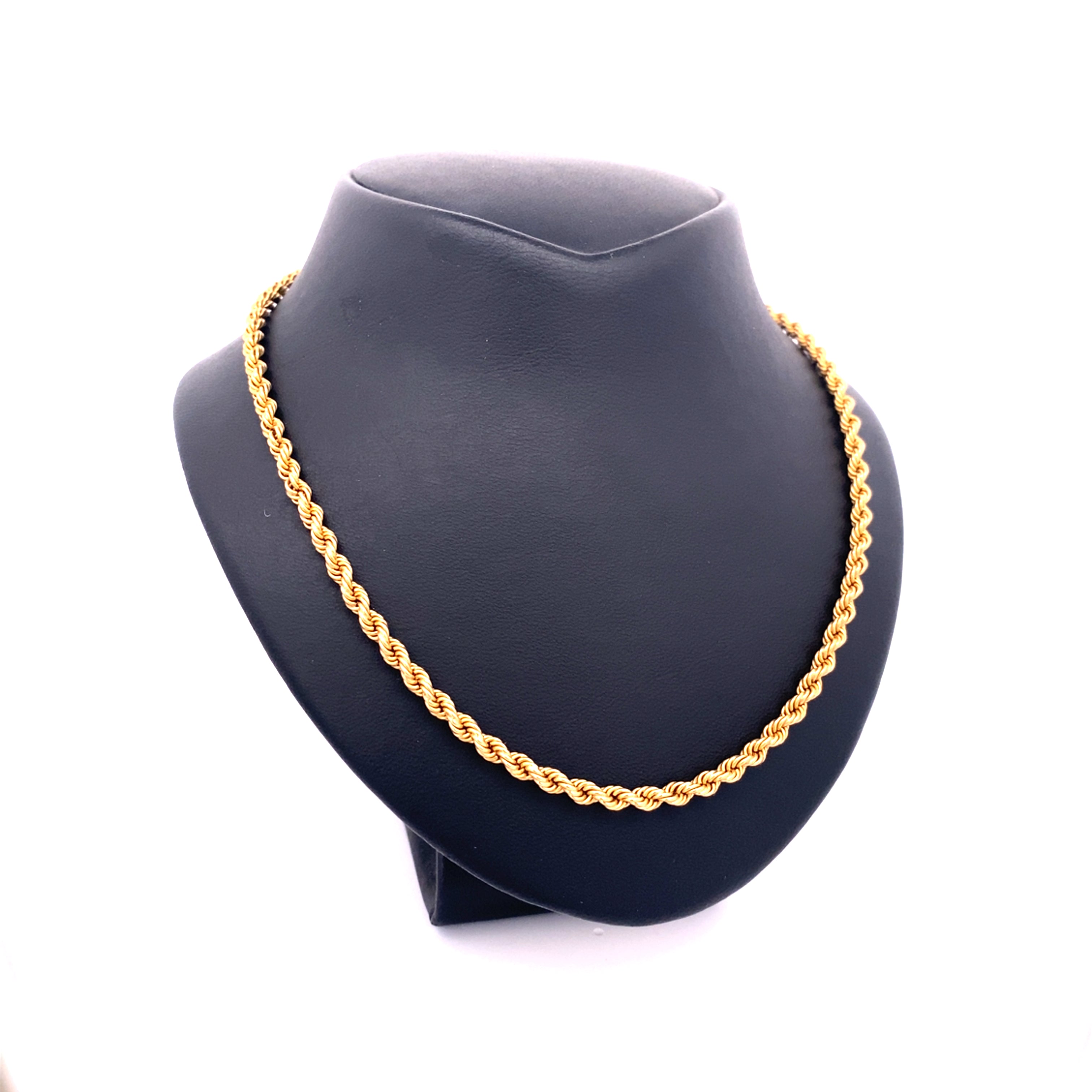 Kordelkette Gelbgold 585