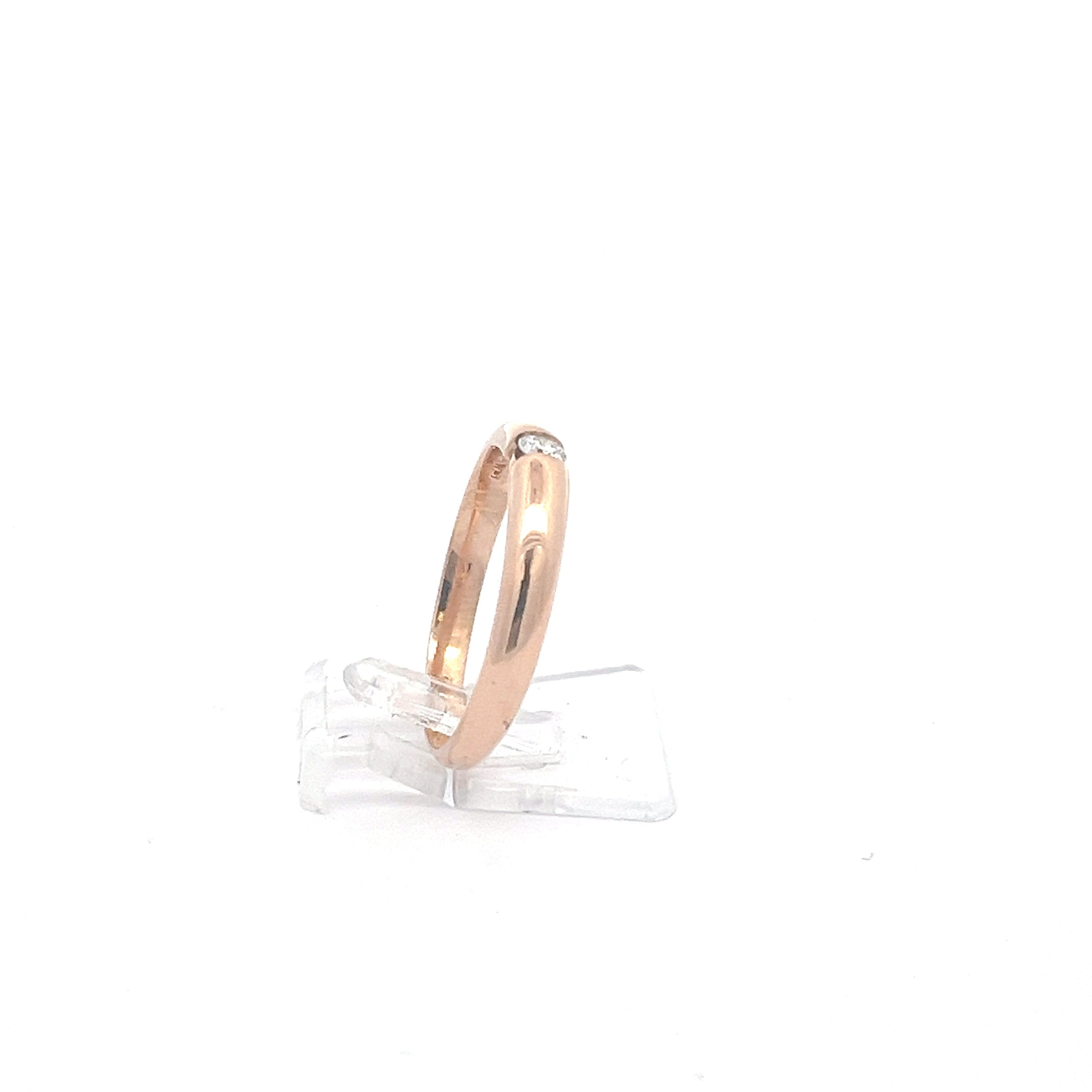 Brillant Damenring Rotgold 585/14kt Gr. 58