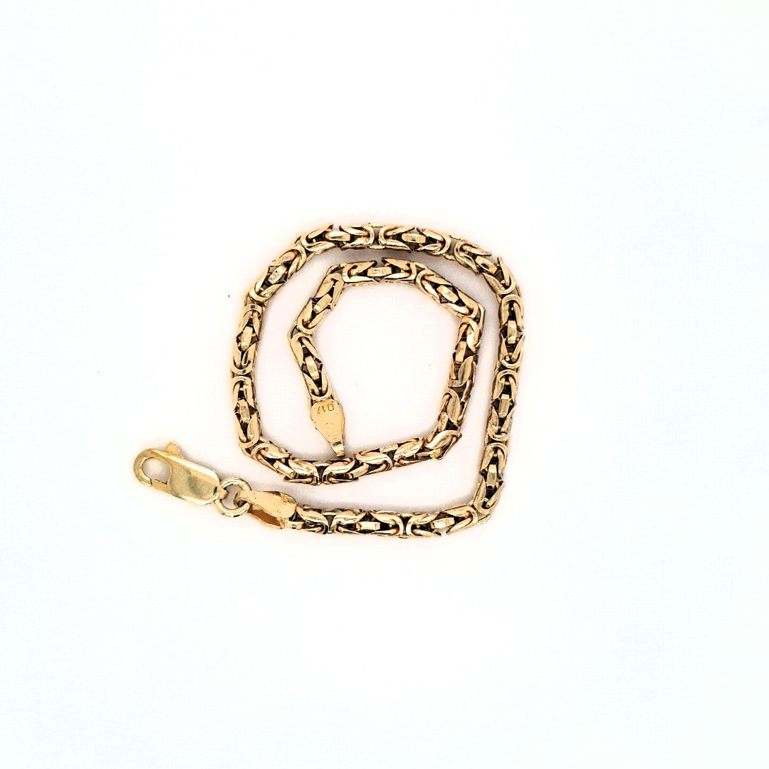 Königs Ketten Armband Gelb Gold 585 Unisex Schmuck