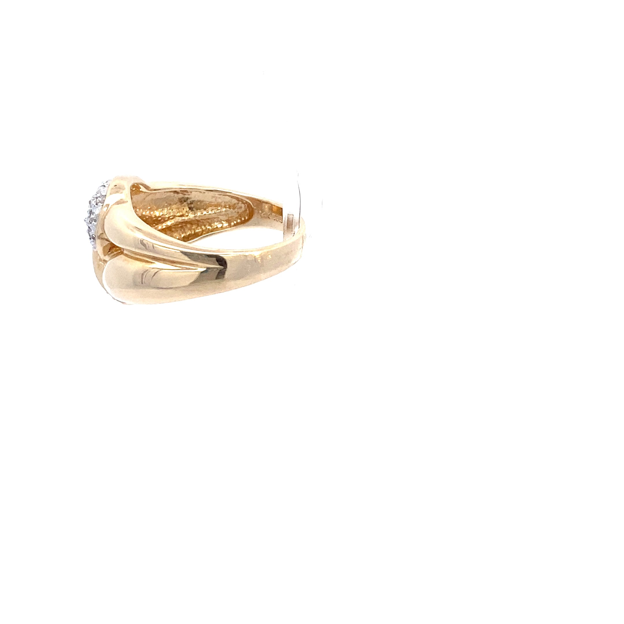 Brillantenring Gelbgold/Weißgold 585
